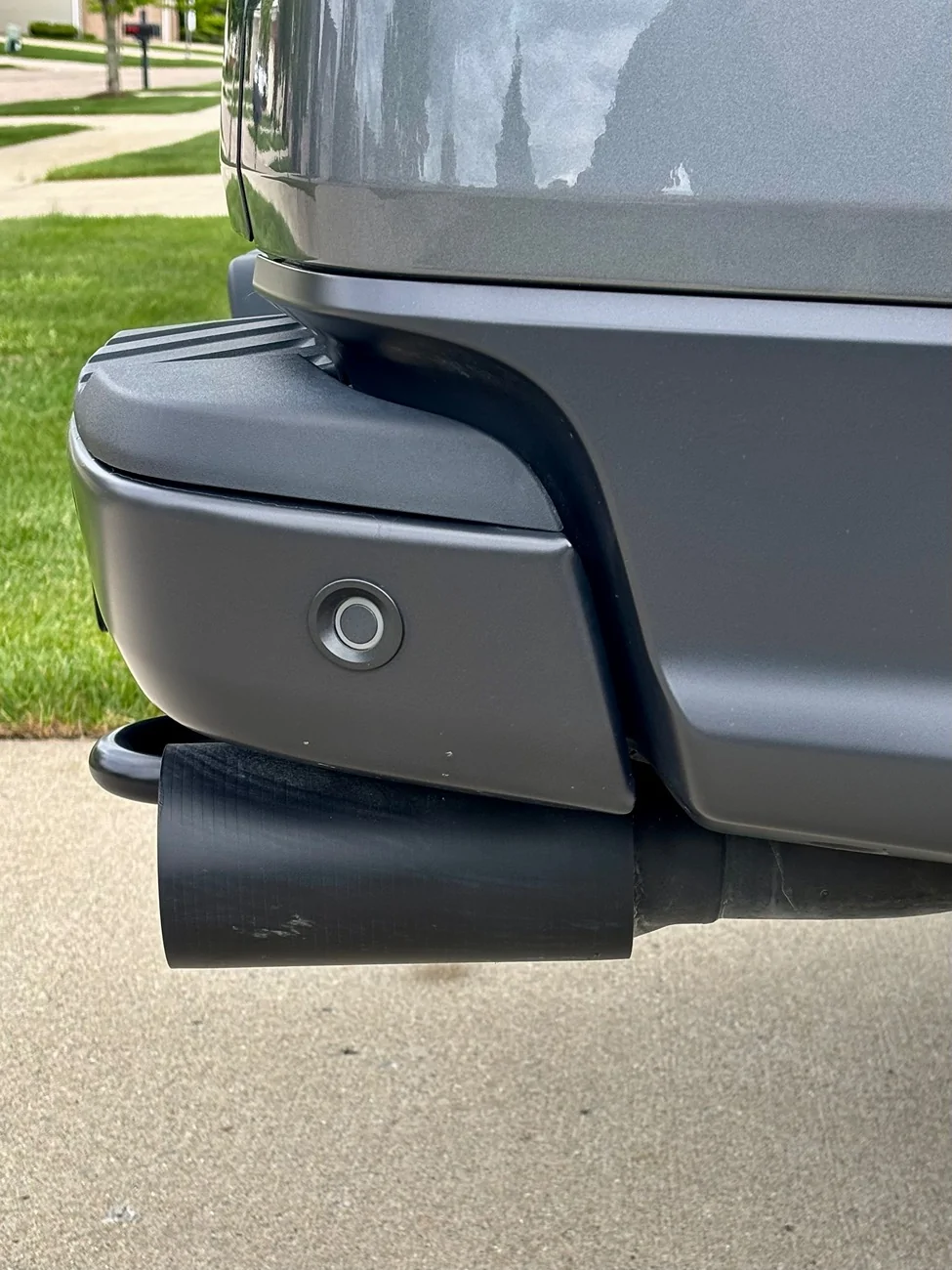 Ford Ranger New MBRP Black Coated Exhaust Tip IMG_1244
