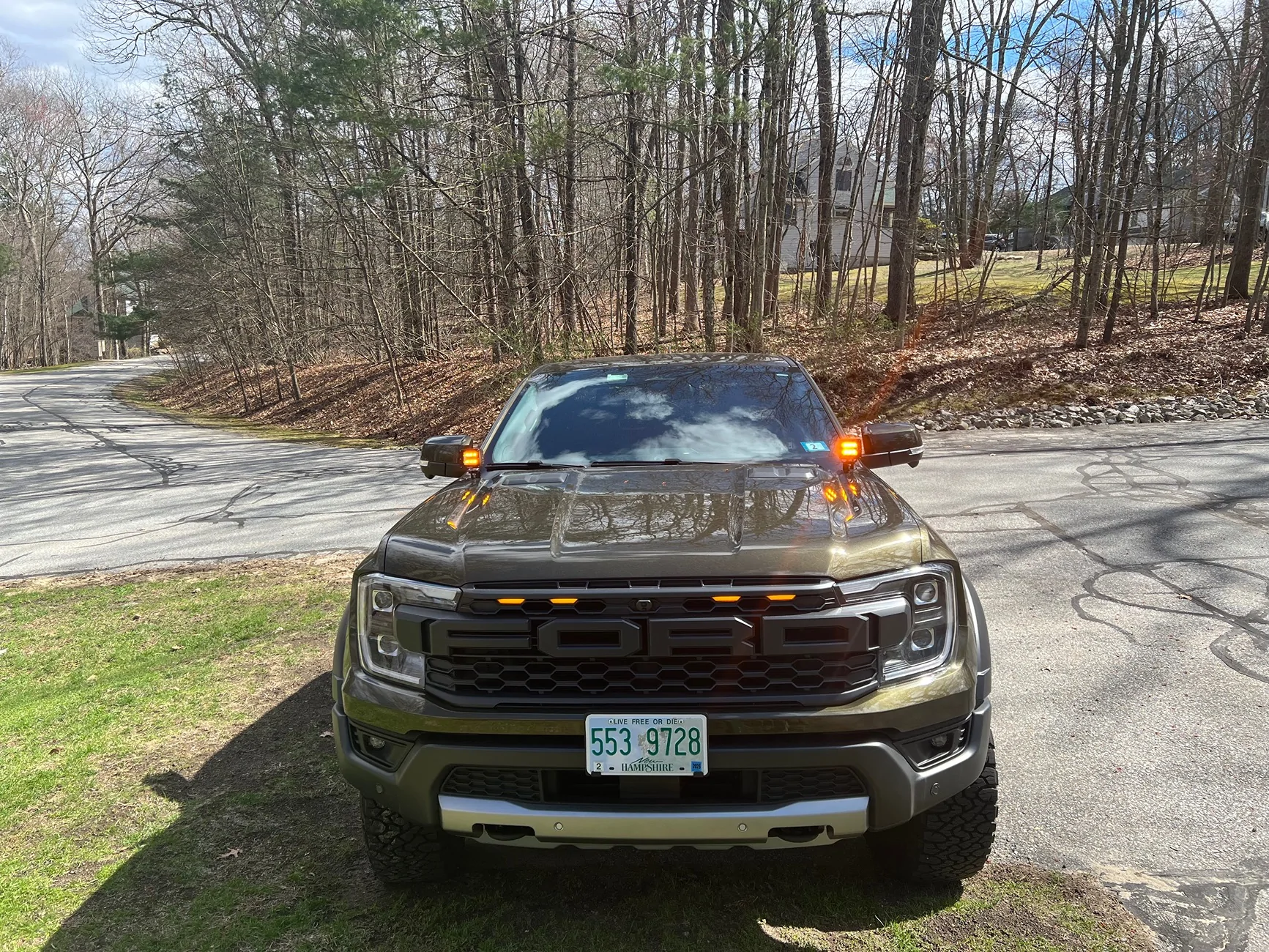 Ford Ranger Front grille running lights IMG_0950