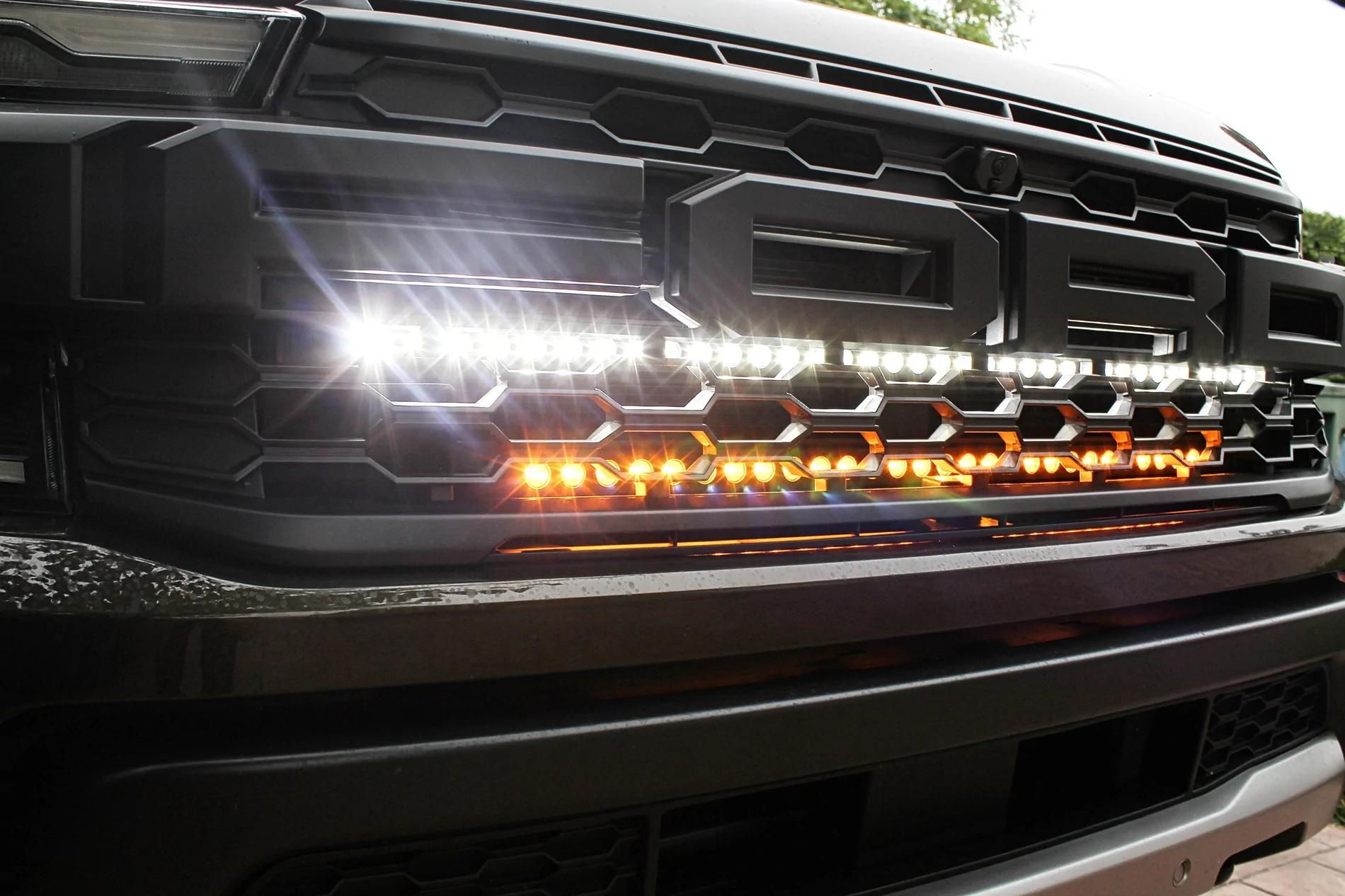 Ford Ranger 2024+ Ford Ranger Raptor Duel LED Light Bars - DIY NO DRILLING rangerR upclose dual 