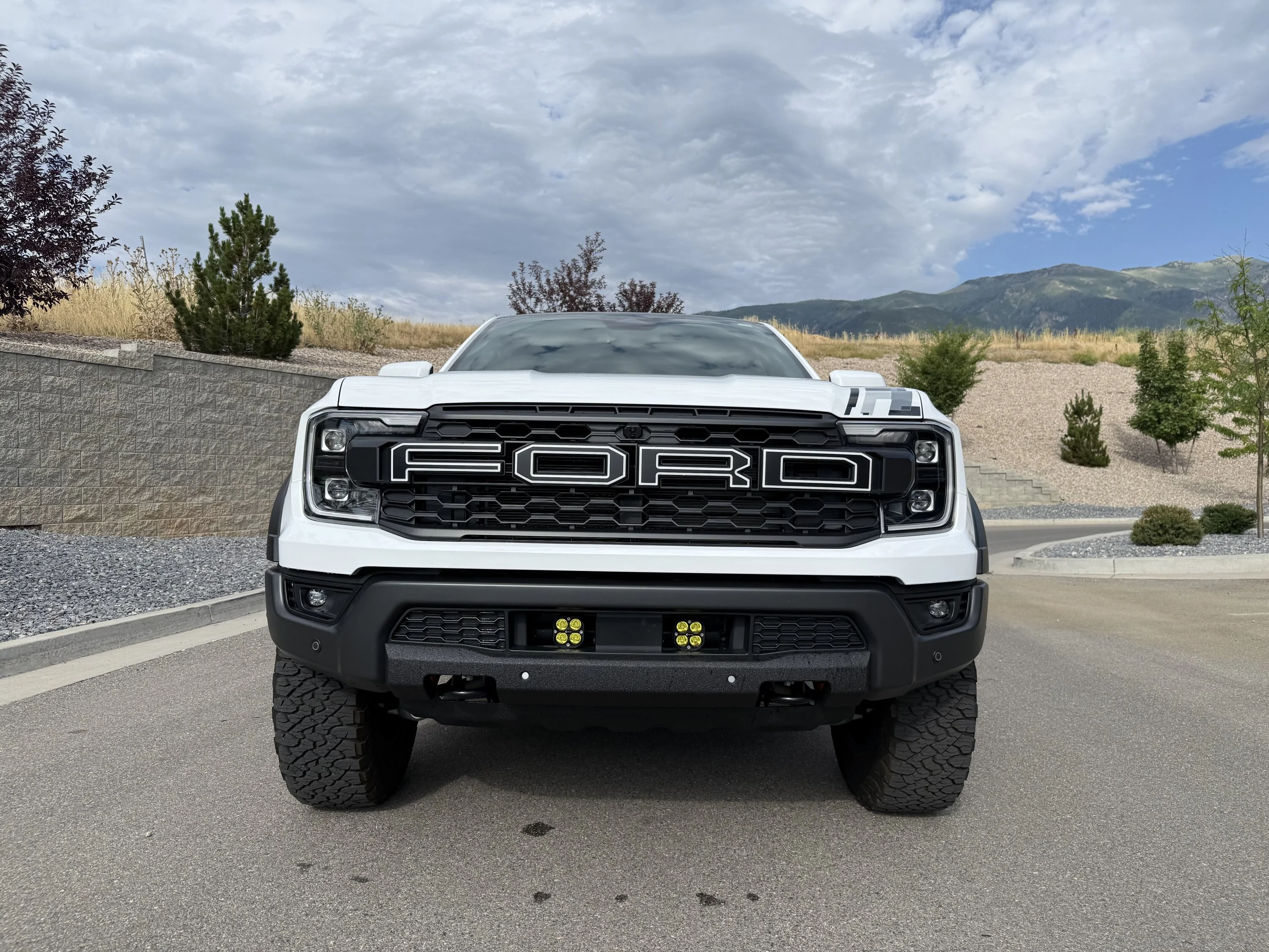 Ford Ranger Front Mount Pod Light Bracket IMG_3990