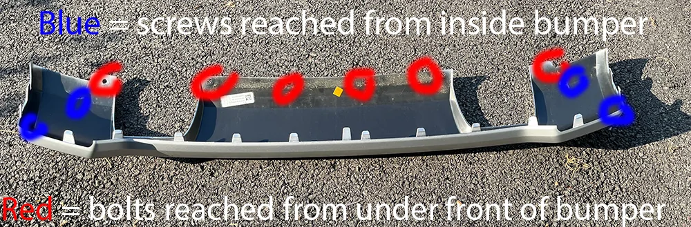 Ford Ranger How to Remove the 2025 silver front bumper cover for repainting. locations