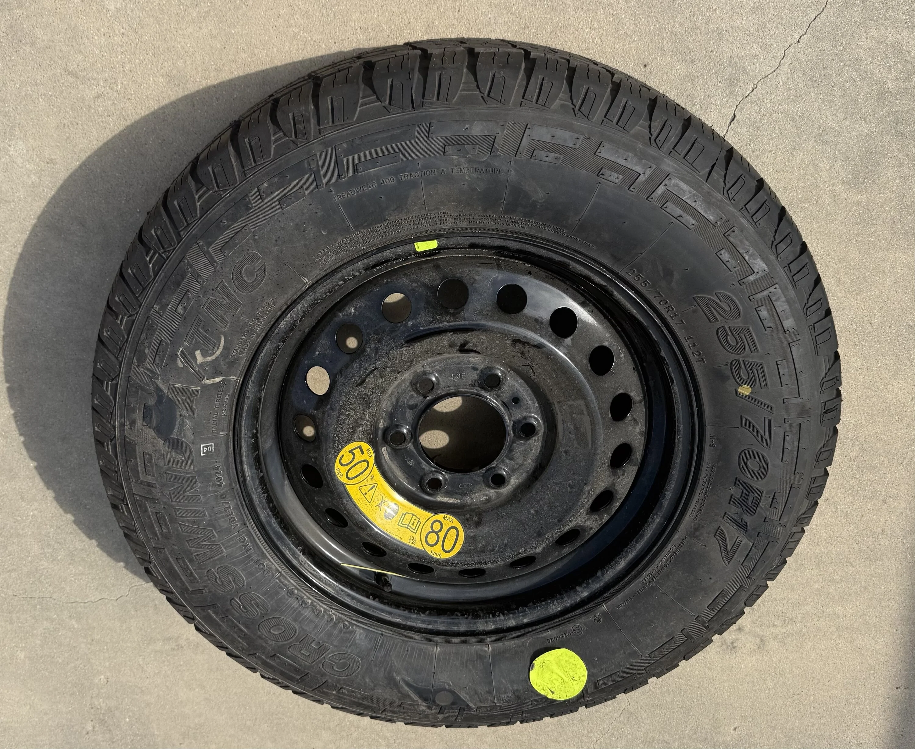Ford Ranger Why is the spare speed limited? FullSizeRender