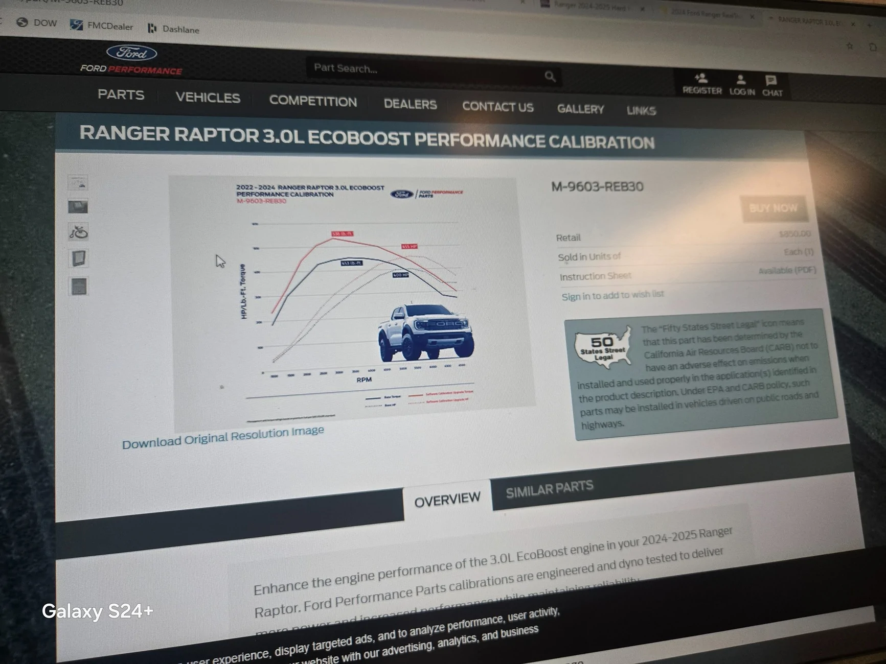 Ford Ranger Tuning kit by Ford 20250814_102431