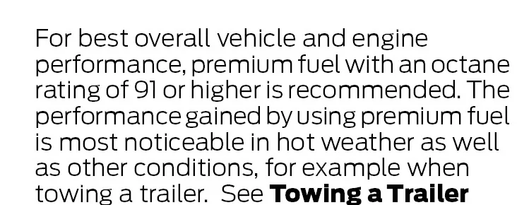 Ford Ranger 2025 2.7 What Octane? 91 octan