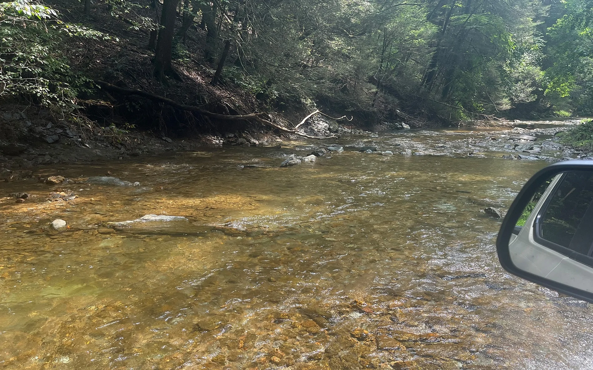 Ford Ranger Fishing Creek Nature Preserve - PA river