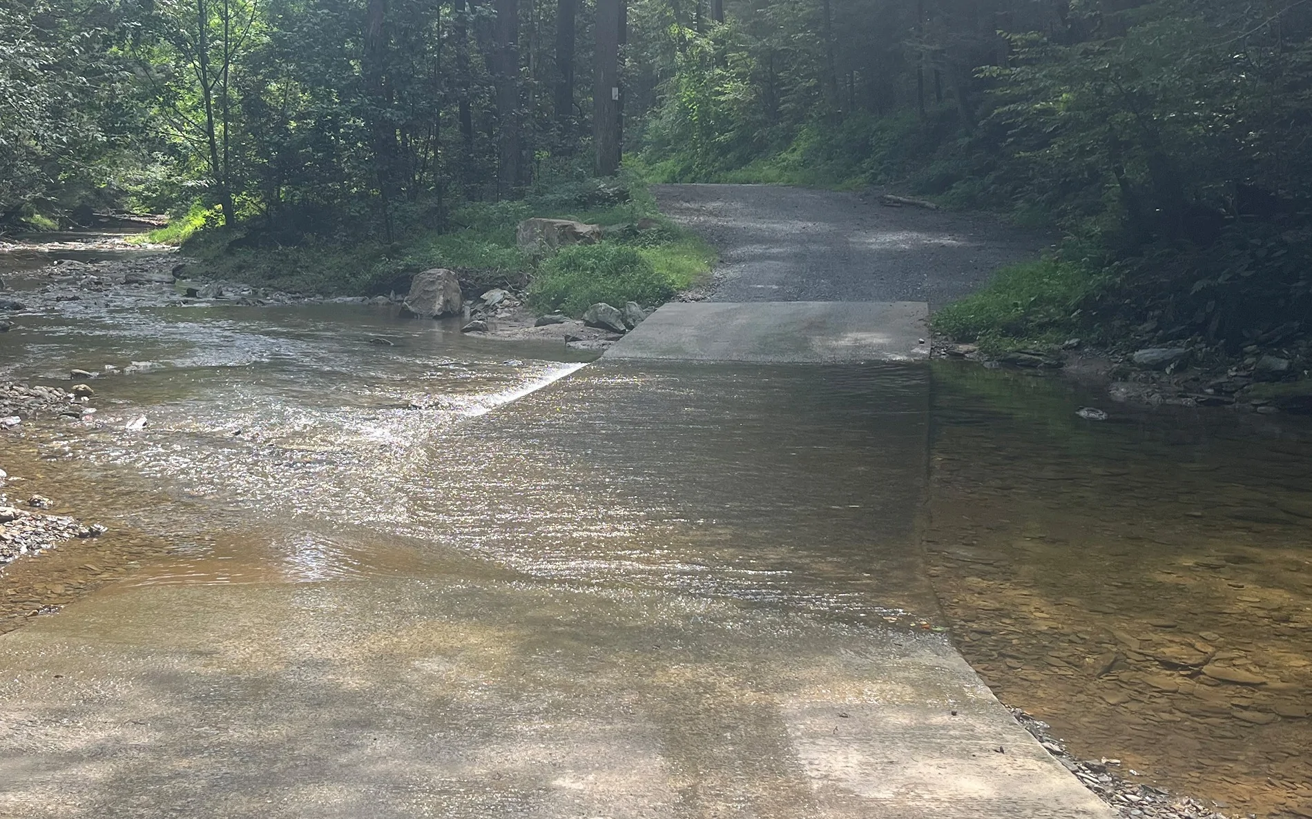 Ford Ranger Fishing Creek Nature Preserve - PA crossing1