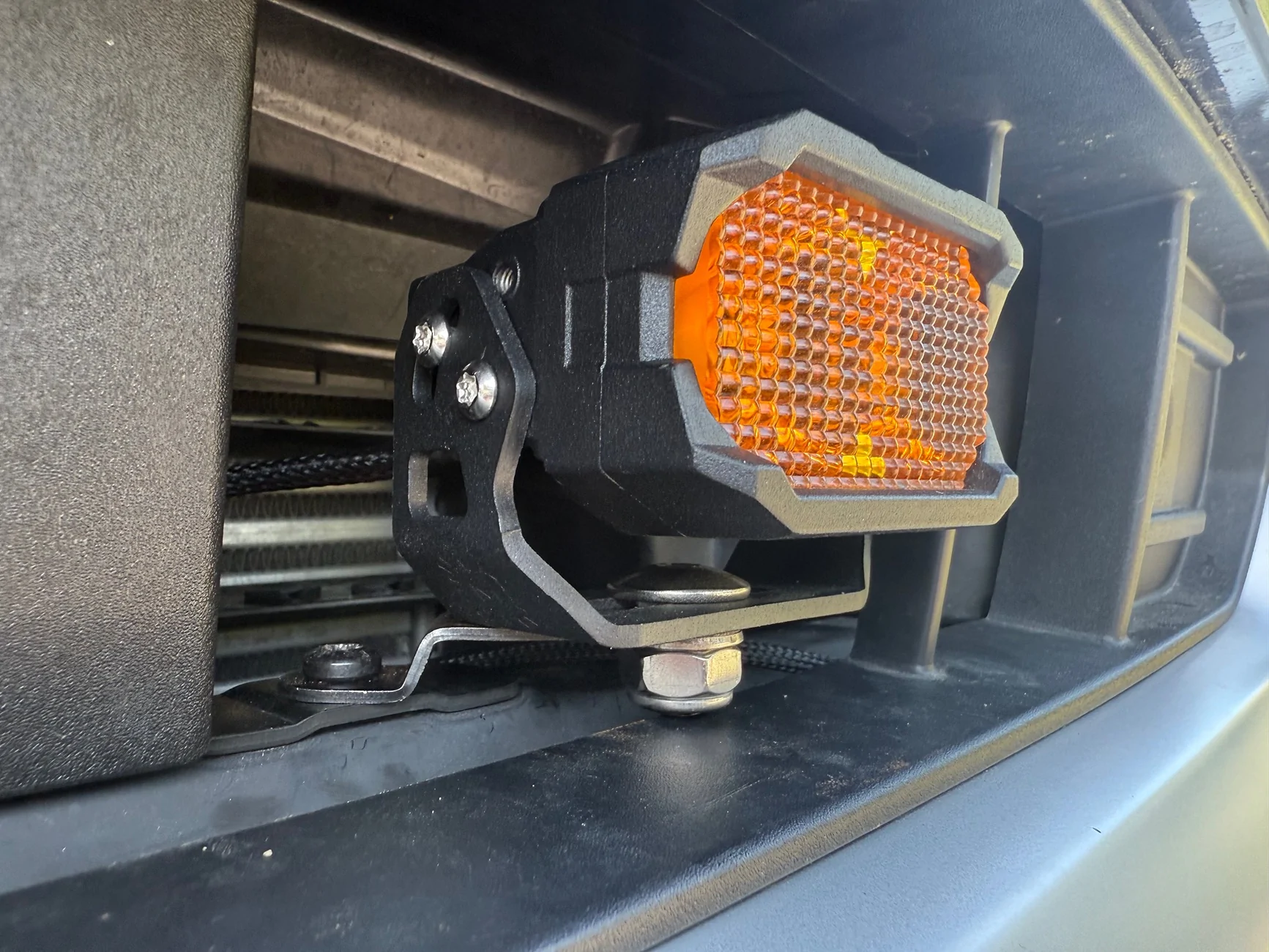 Ford Ranger Lower valance aux fog lights installed on 2025 Ranger XLT IMG_1824