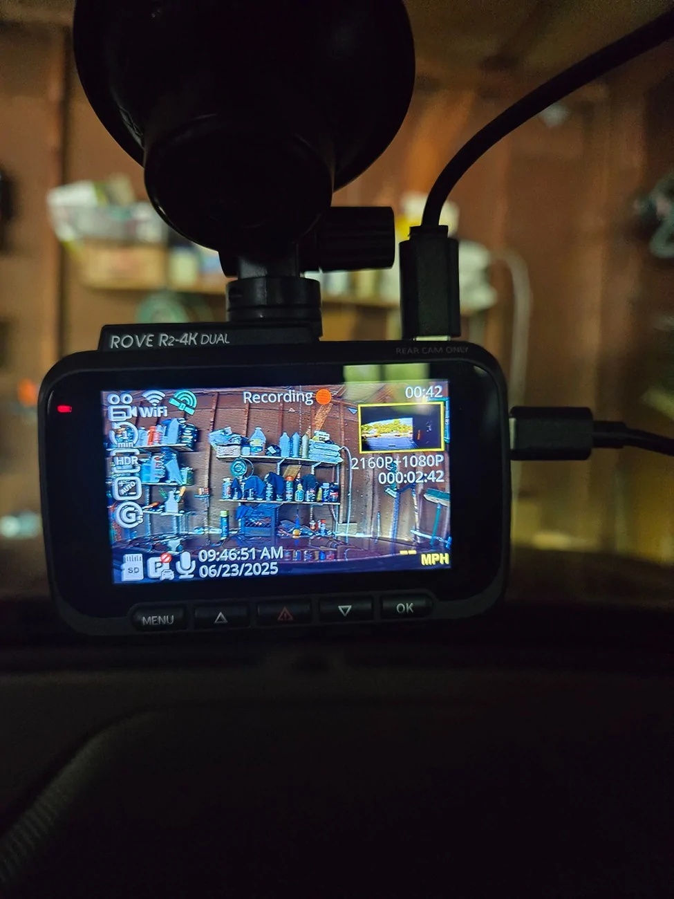 Ford Ranger Dash Cams for the 2025 20250623_094719