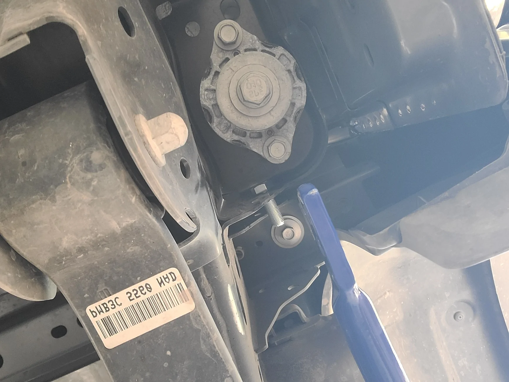 Ford Ranger Installing a rear sway bar on a 6g ranger 20250825_132353