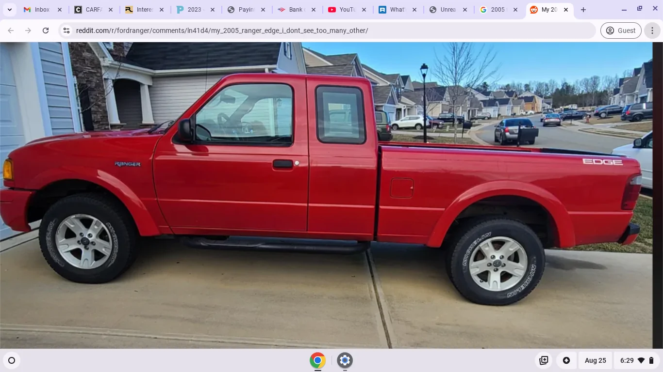 Ford Ranger Why in the world would Ford drop RED on the Ranger Raptor. Screenshot 2025-08-25 6.29.57 PM
