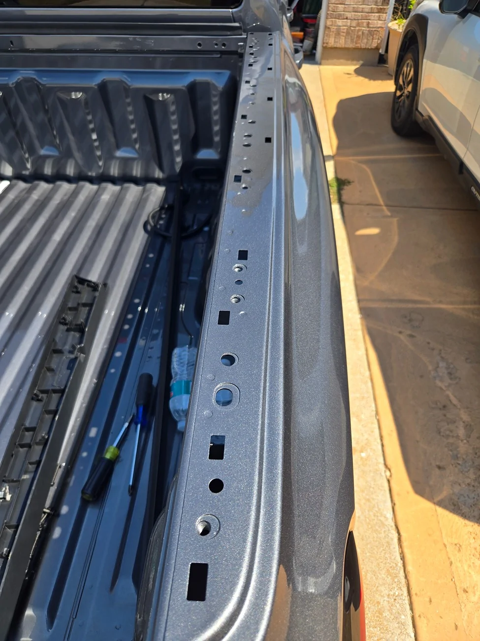 Ford Ranger Water leaks from bed rail caps. 20250830_135528