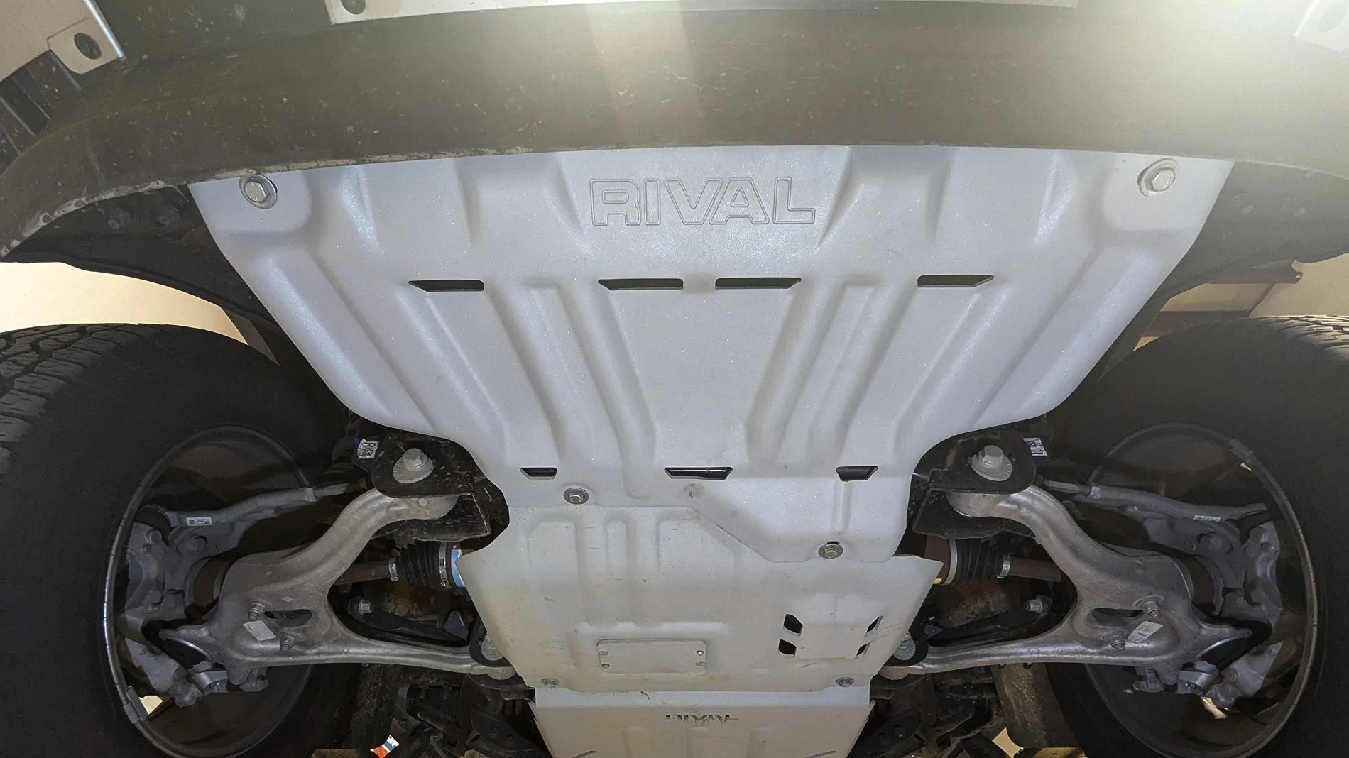 Ford Ranger Rival 4x4 Radiator Skid Plates Installed Plat