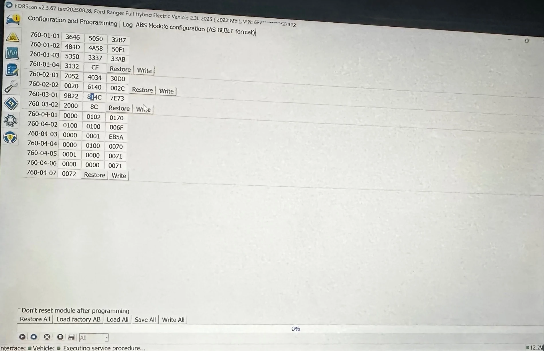 Ford Ranger FORScan NA Ranger 6th Gen (2024+) Crowdsourced Spreadsheet 760_03_01