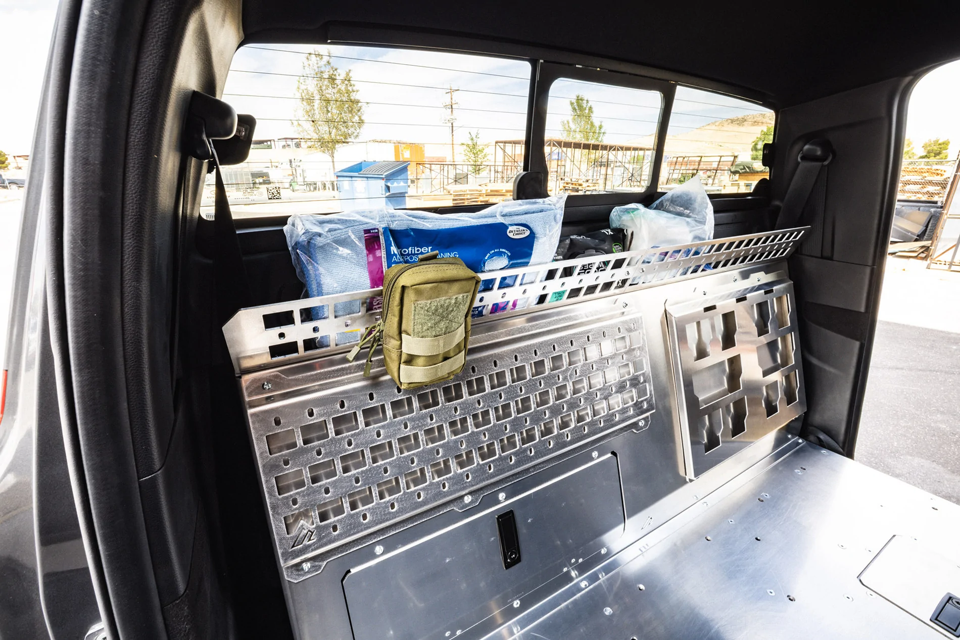Ford Ranger Rear Seat Delete - Upper MOLLE Shelf-1.webp