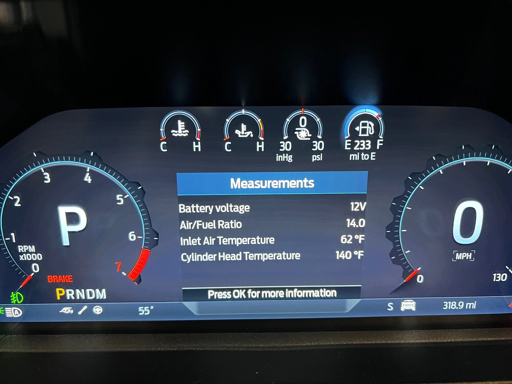 Ford Ranger Voltmeter IMG_9266