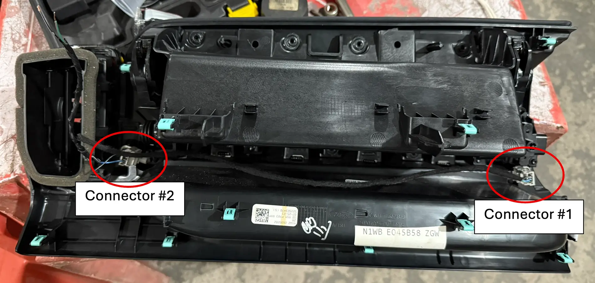 Ford Ranger Lariat Top Glove Box Install on XLT Screenshot 2025-09-04 at 20.55.03