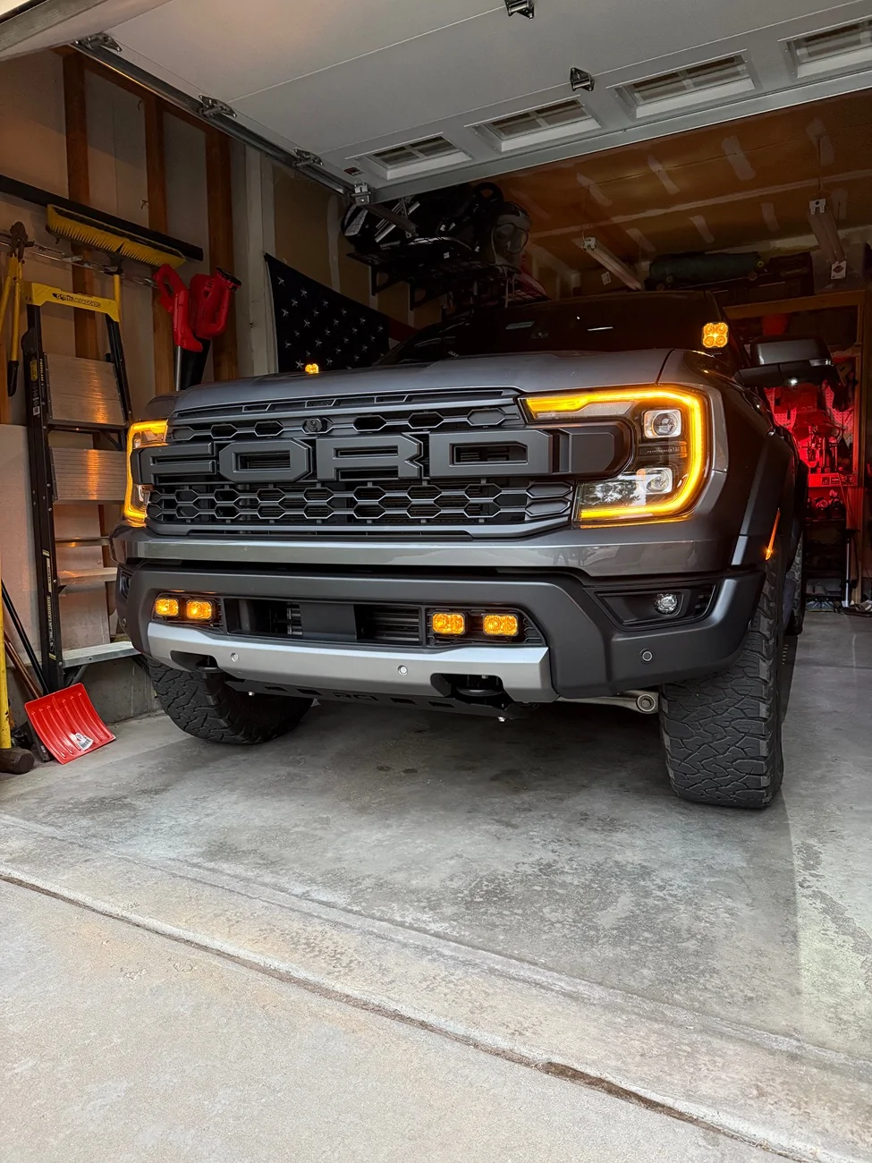Ford Ranger Signature Lux Amber DRL Install IMG_0812