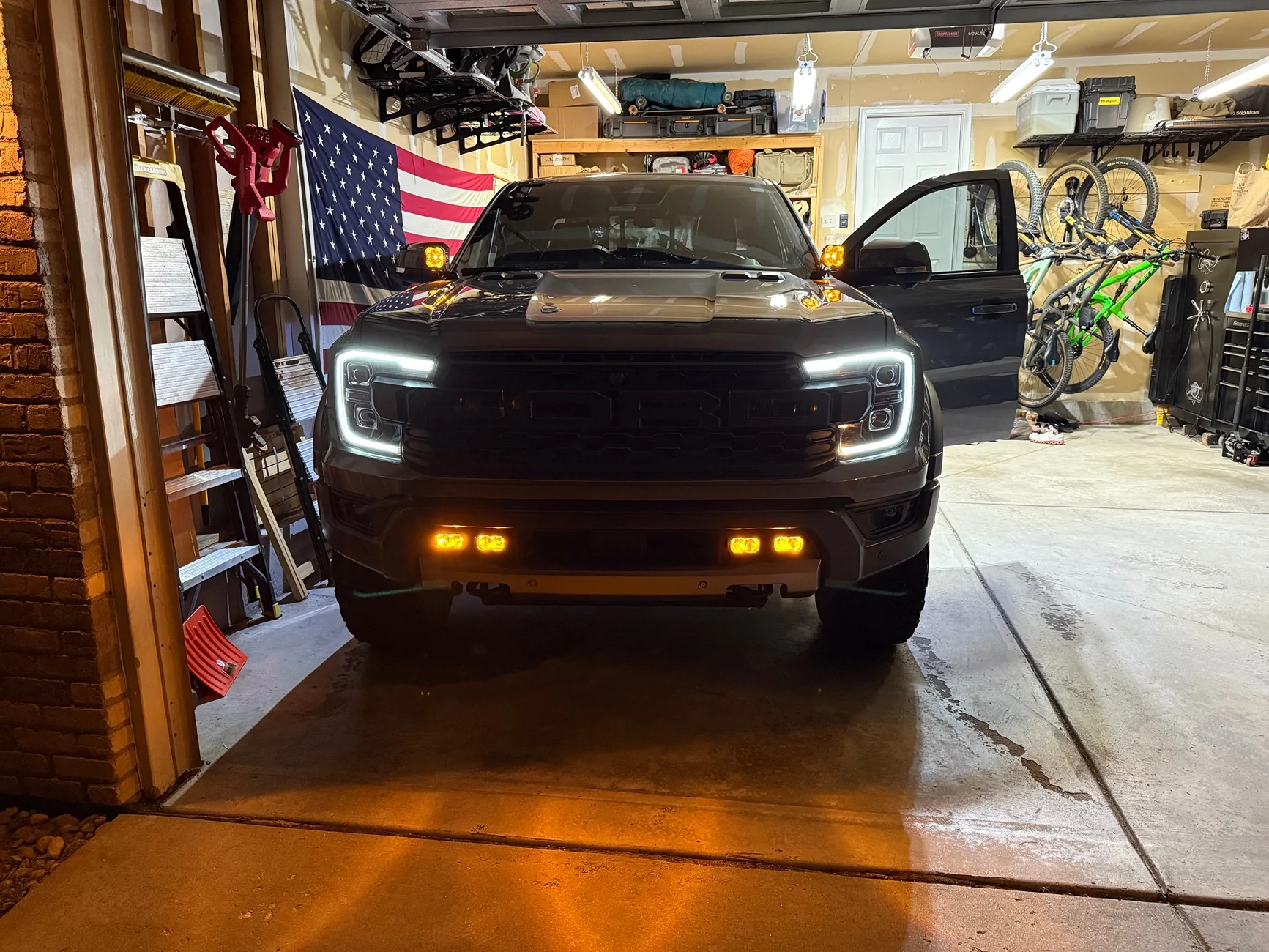 Ford Ranger Signature Lux Amber DRL Install IMG_0768