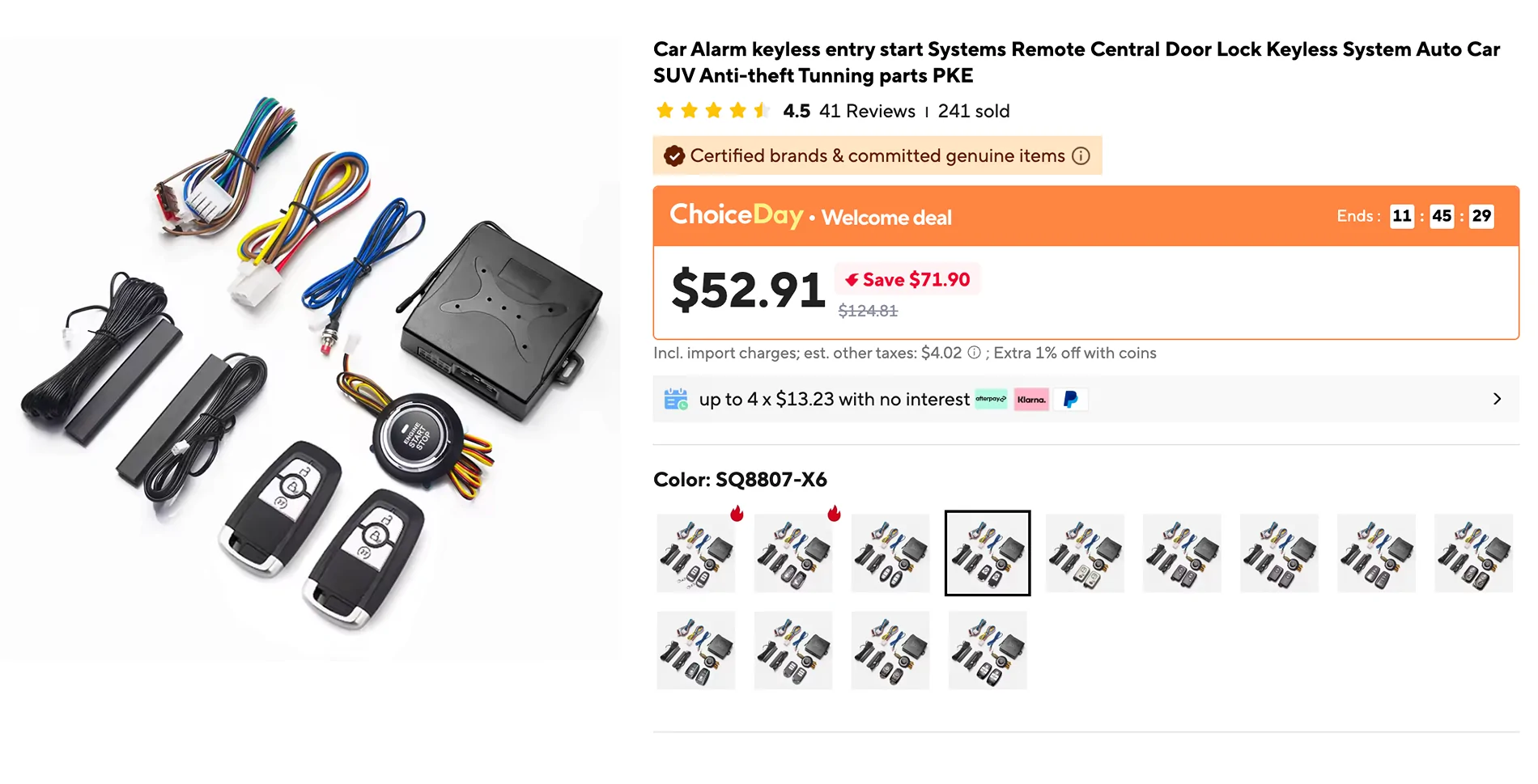 Ford Ranger ‘24 Ranger conversion to push button start? Screenshot 2025-09-05 at 16.14.30