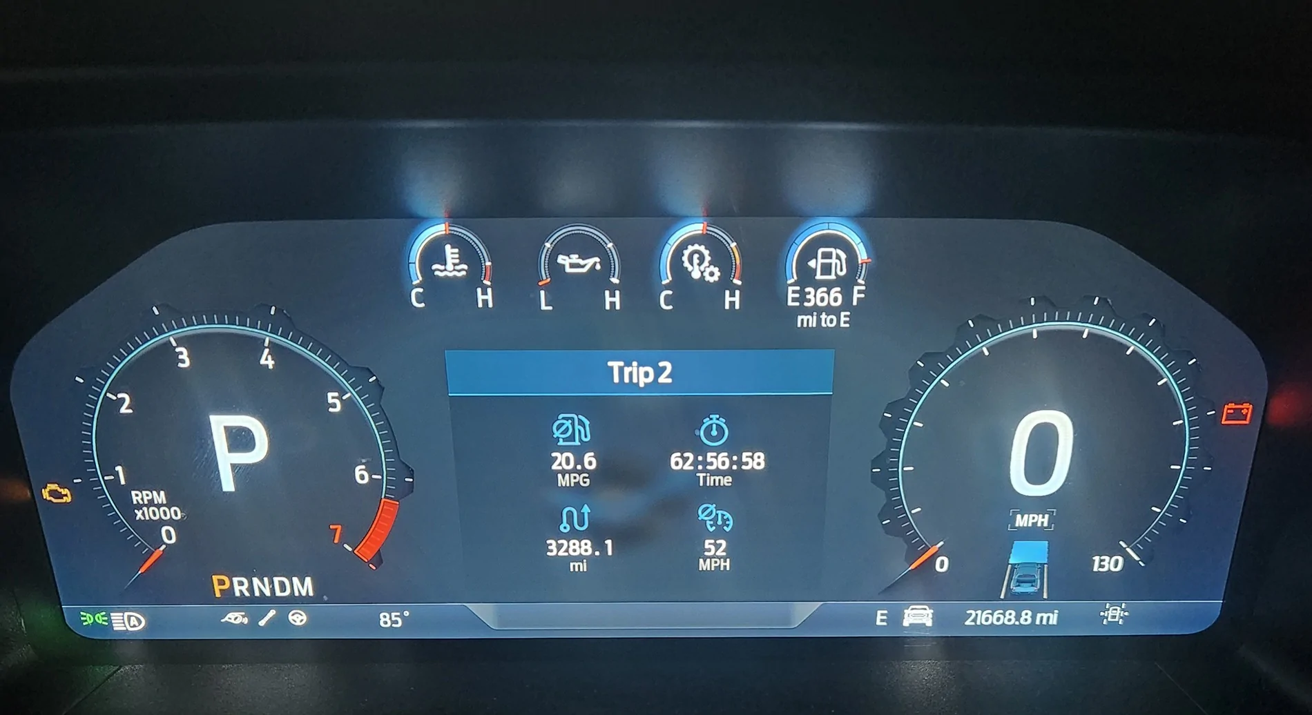Ford Ranger Gas Mileage - not even getting 16mpg Highway 20250820_200733