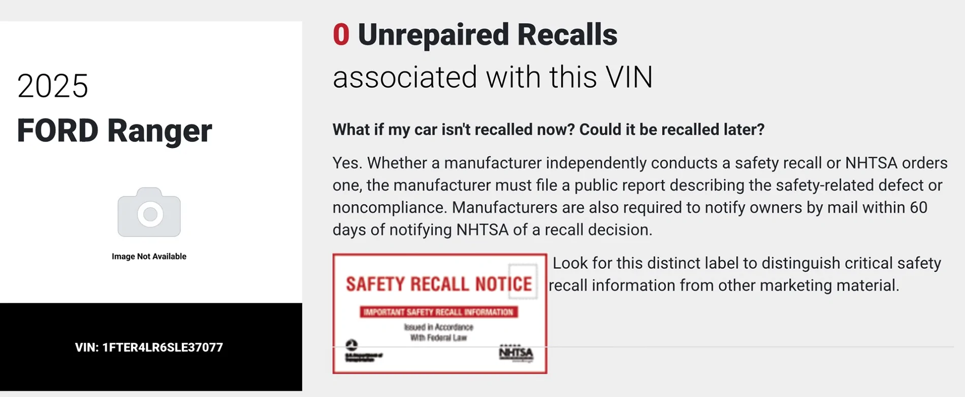 Ford Ranger This recall stop sale BS is a PIA if your shopping for one of these RRs. IMG_5708
