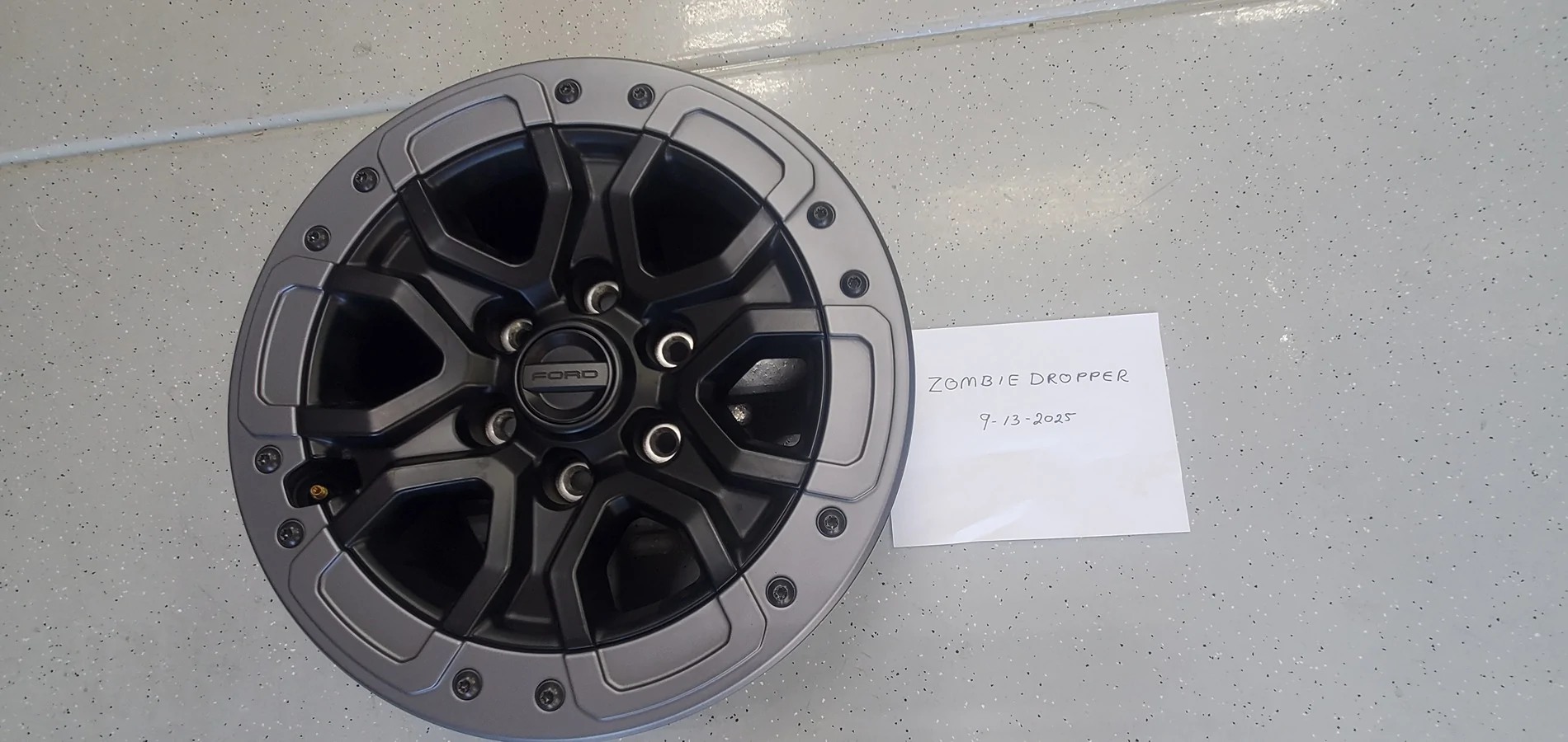 Ford Ranger Set of (4) Factory OEM 2025 Ranger Raptor Bead lock Capable Wheels 20250913_164020