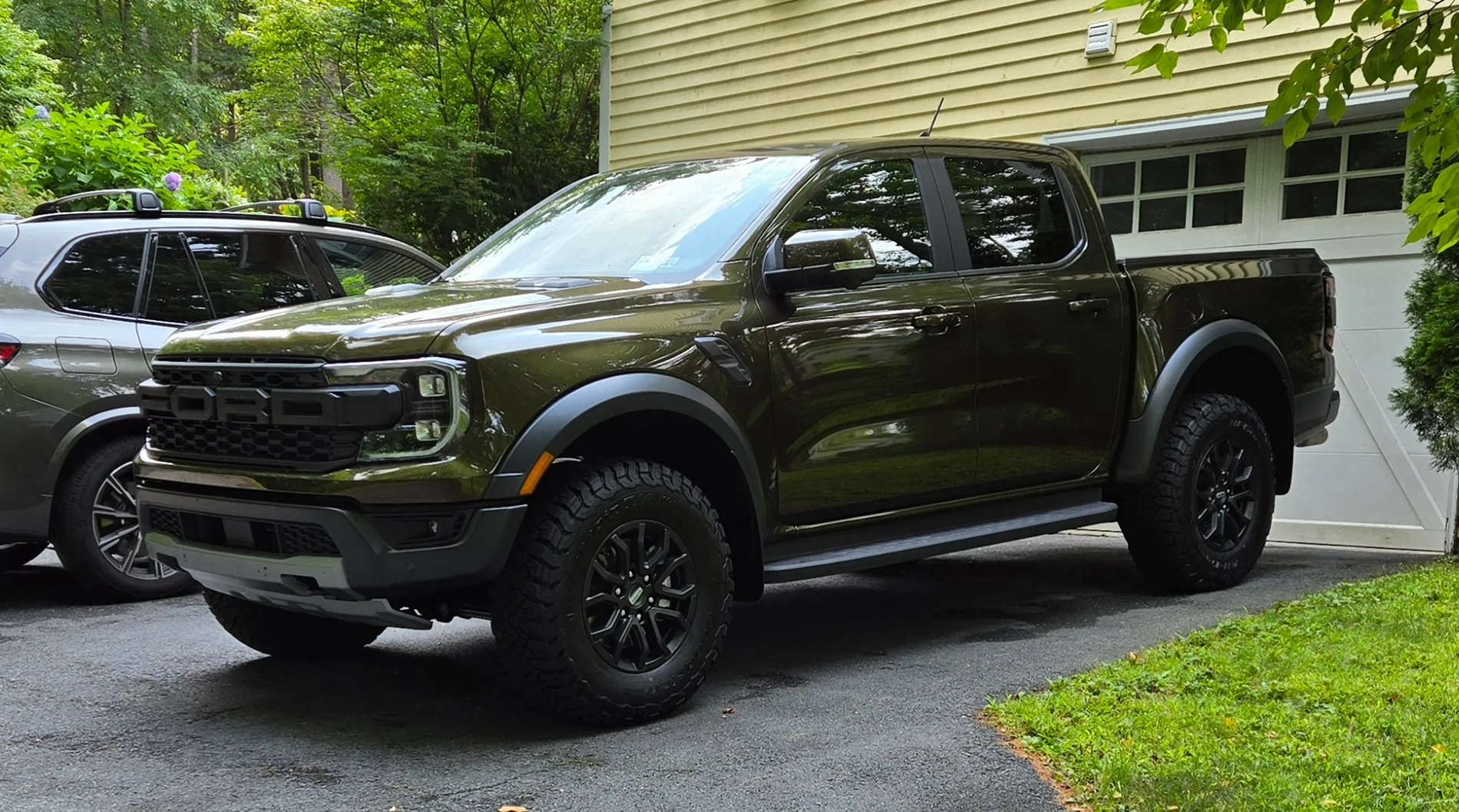 Ford Ranger Debadged Shelter Green Ranger Raptor in direct sunlight. 5fba1381-16bb-414e-b320-b8ebe16d6e05-1_all_14708