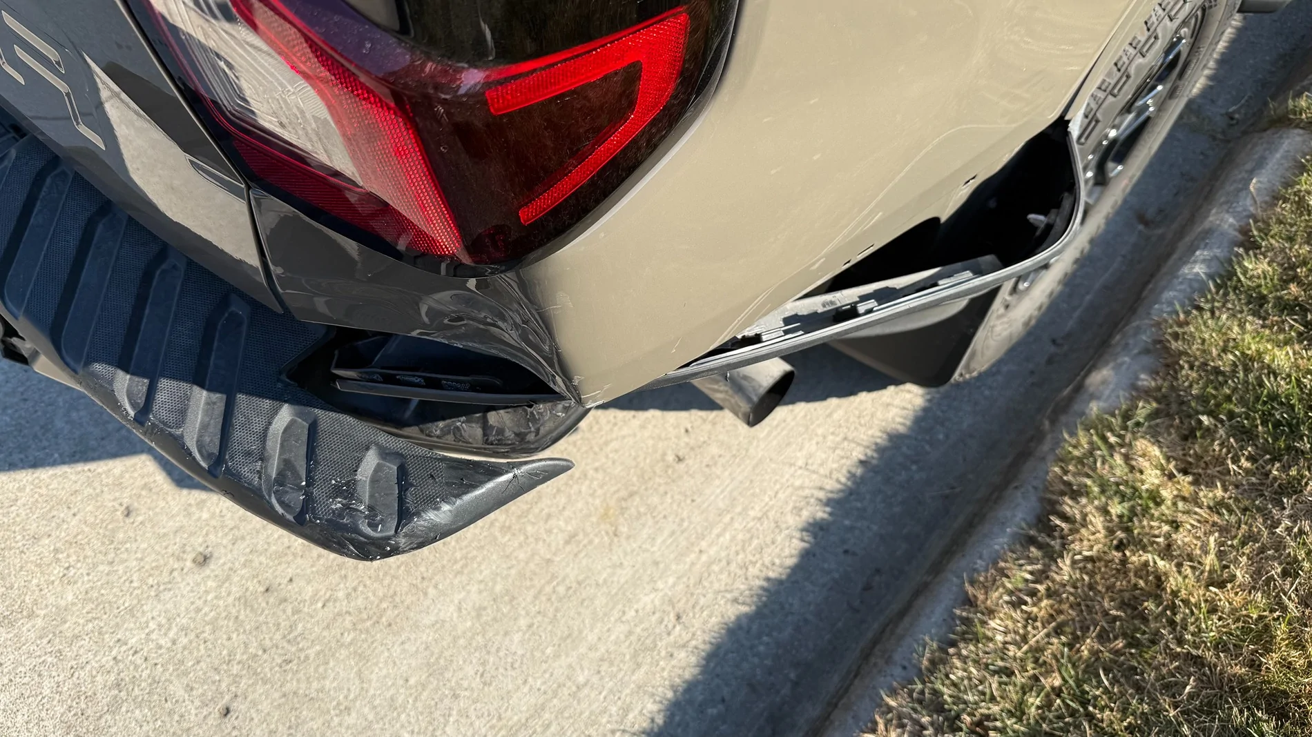Ford Ranger Got rear-ended over the weekend. Image 2