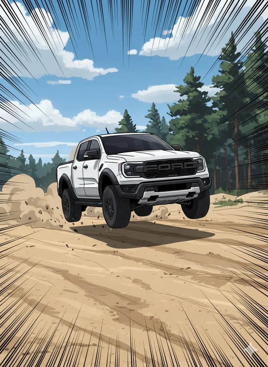 Ford Ranger Really cool AI generated truck pics IMG_6850