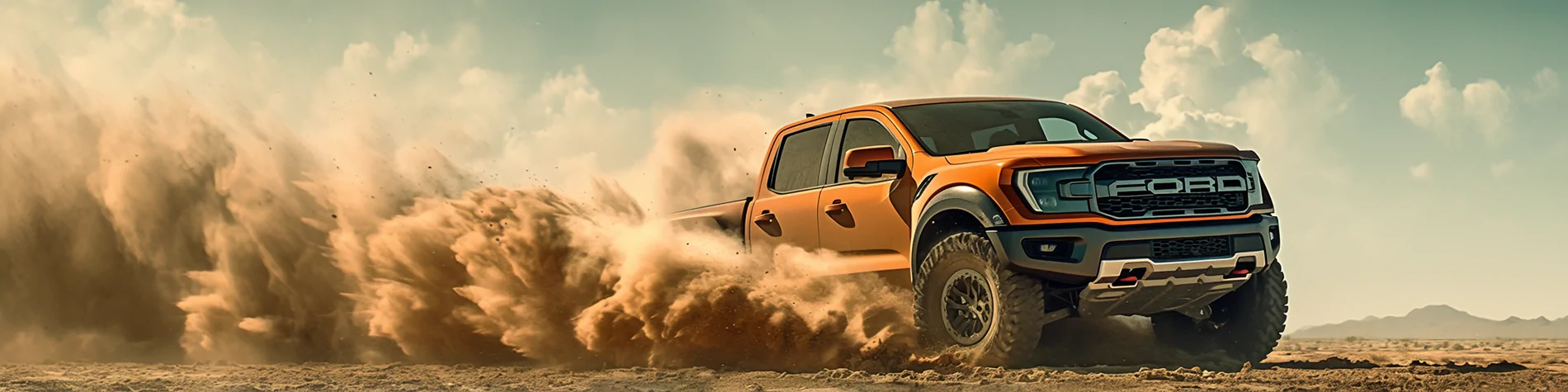 Ford Ranger Fun AI Images of Your Ranger - Try This and Post Yours! nappy67_gray_color_ford_Raptor_in_the_distance_coming_out_of_of_f59001cb-4cb0-4010-89ad-0036c