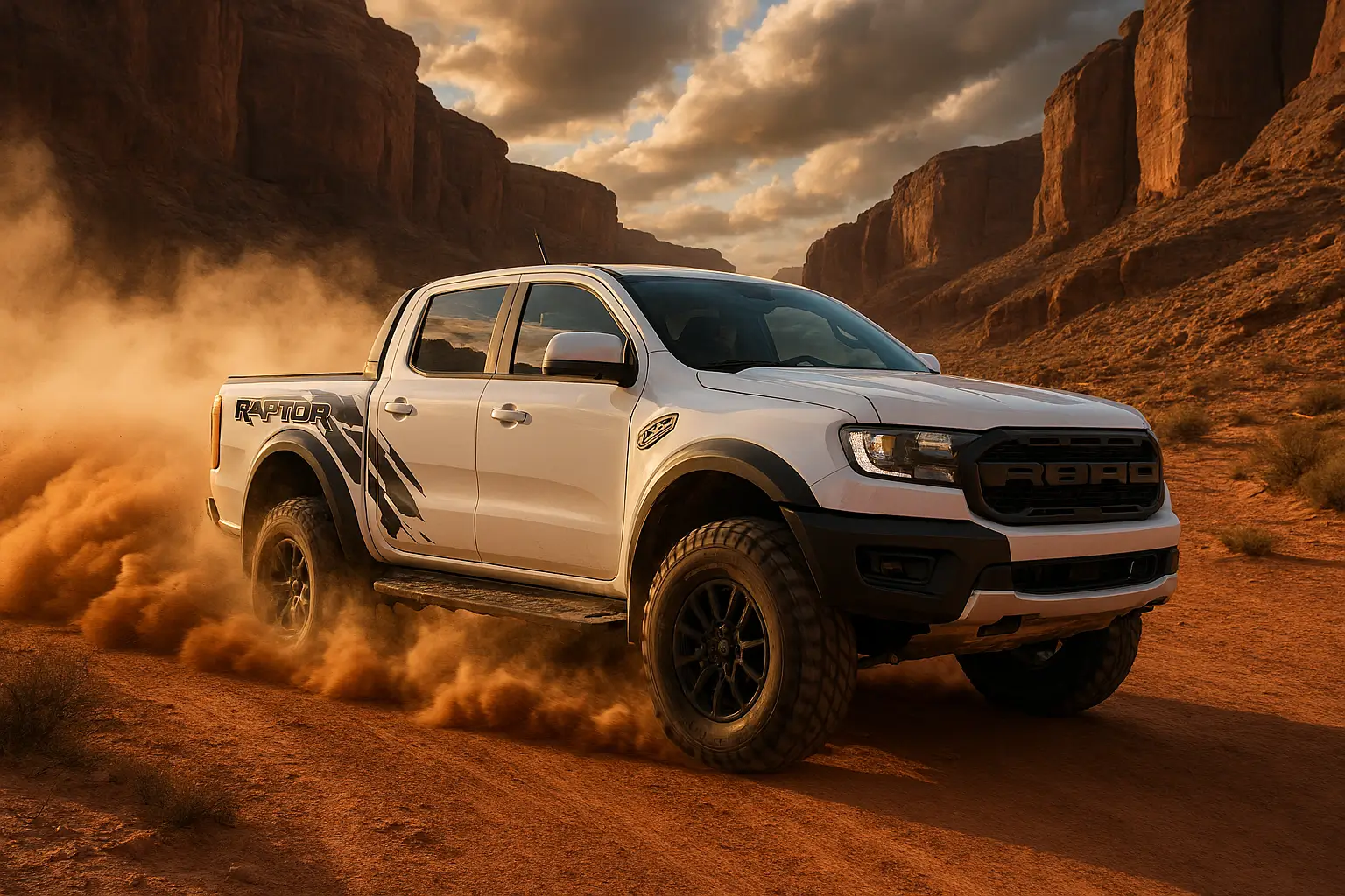 Ford Ranger Fun AI Images of Your Ranger - Try This and Post Yours! A dramatic off-road 