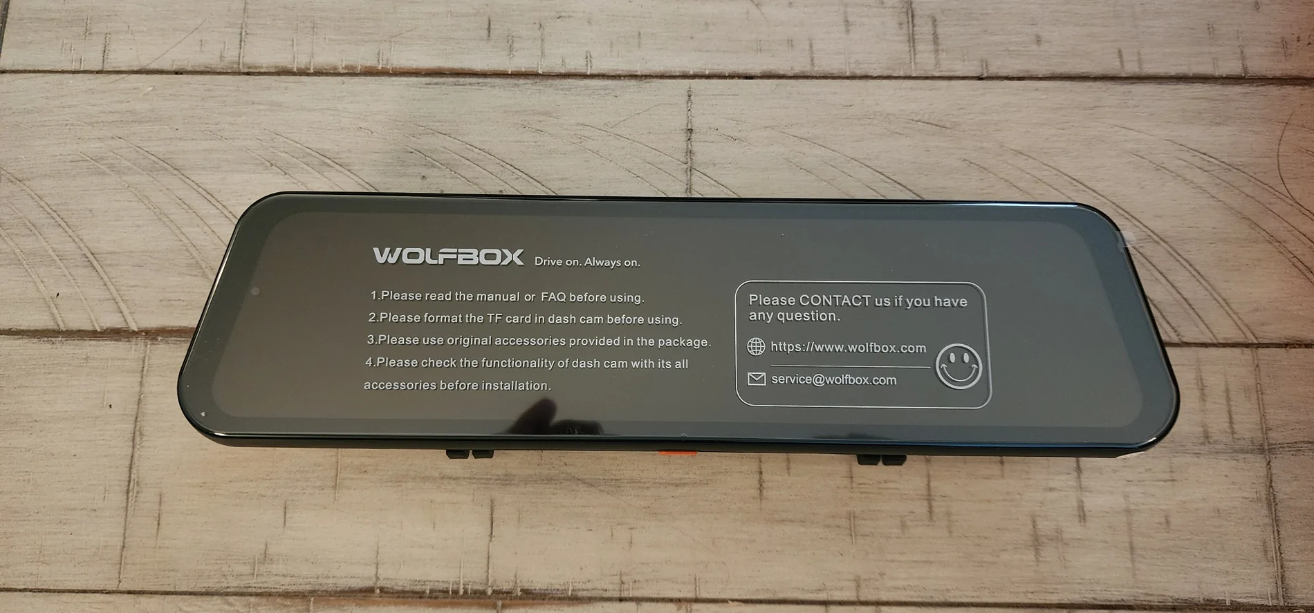 Ford Ranger Wolfbox G900 TriPro Mirror Dash Cam - Install and Review 20250826_111748_resized