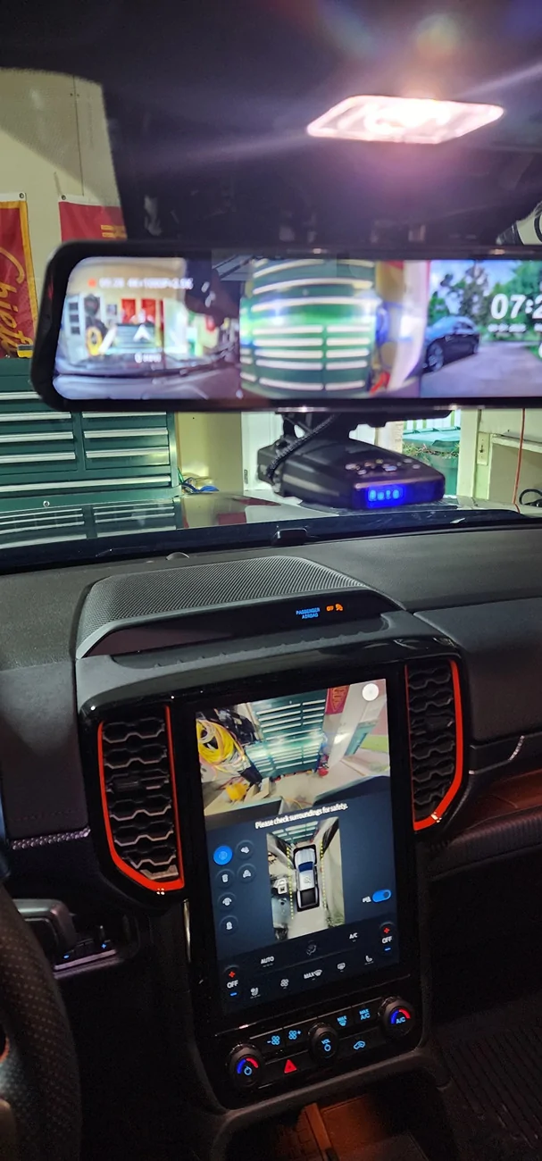Ford Ranger Wolfbox G900 TriPro Mirror Dash Cam - Install and Review 20250901_192728_resized