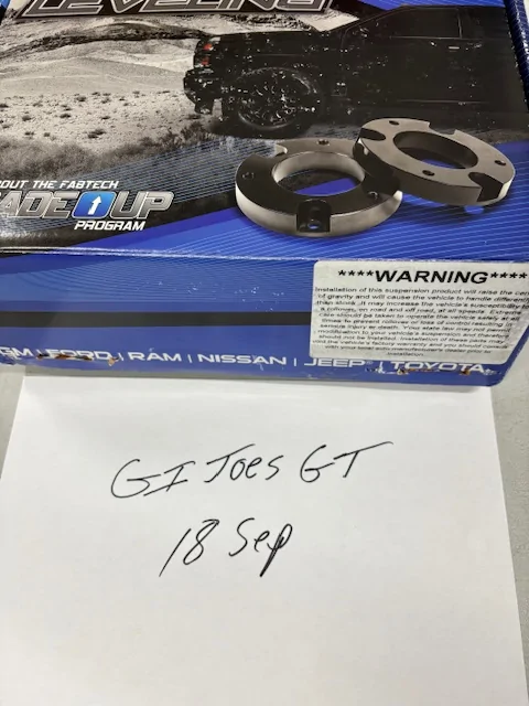 Ford Ranger 1.5" lift/level spacers New in box (FABTECH) 2 inch