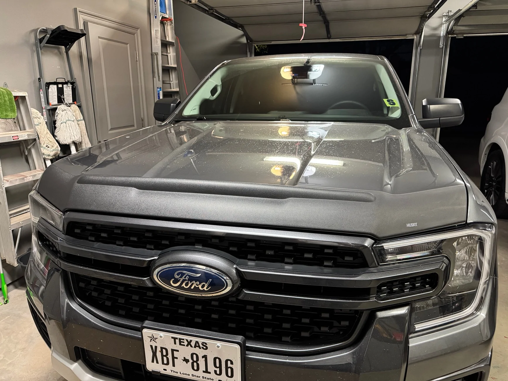 Ford Ranger Aeroskin II Hood/Bug shield by Husky installed IMG_0741