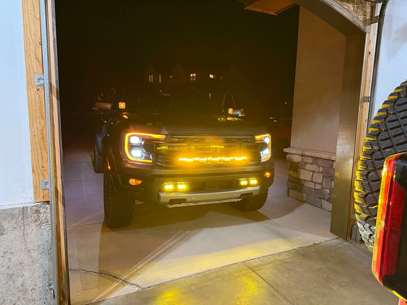 Ford Ranger Raptor LED Stealth Light Bar Installed IMG_1239