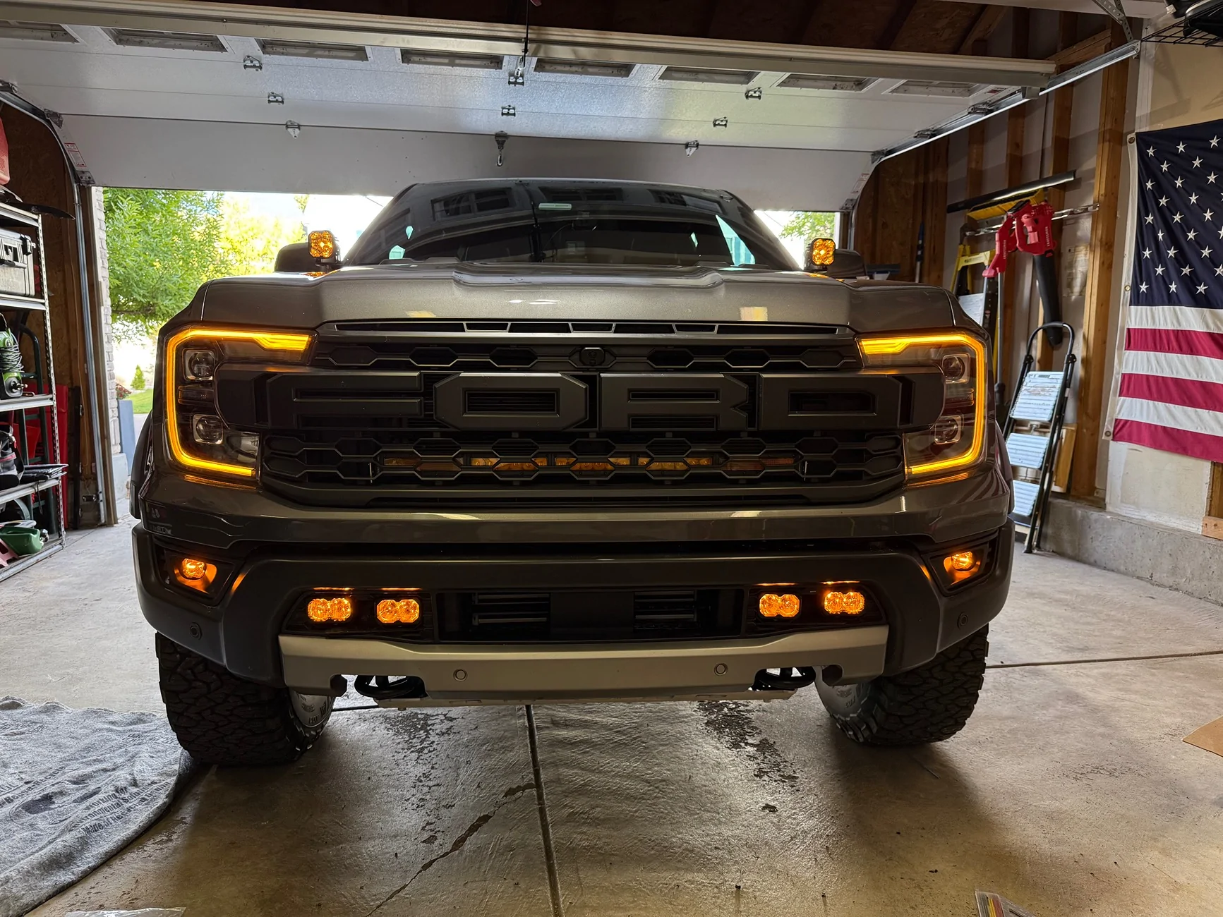 Ford Ranger Raptor LED Stealth Light Bar Installed IMG_1233