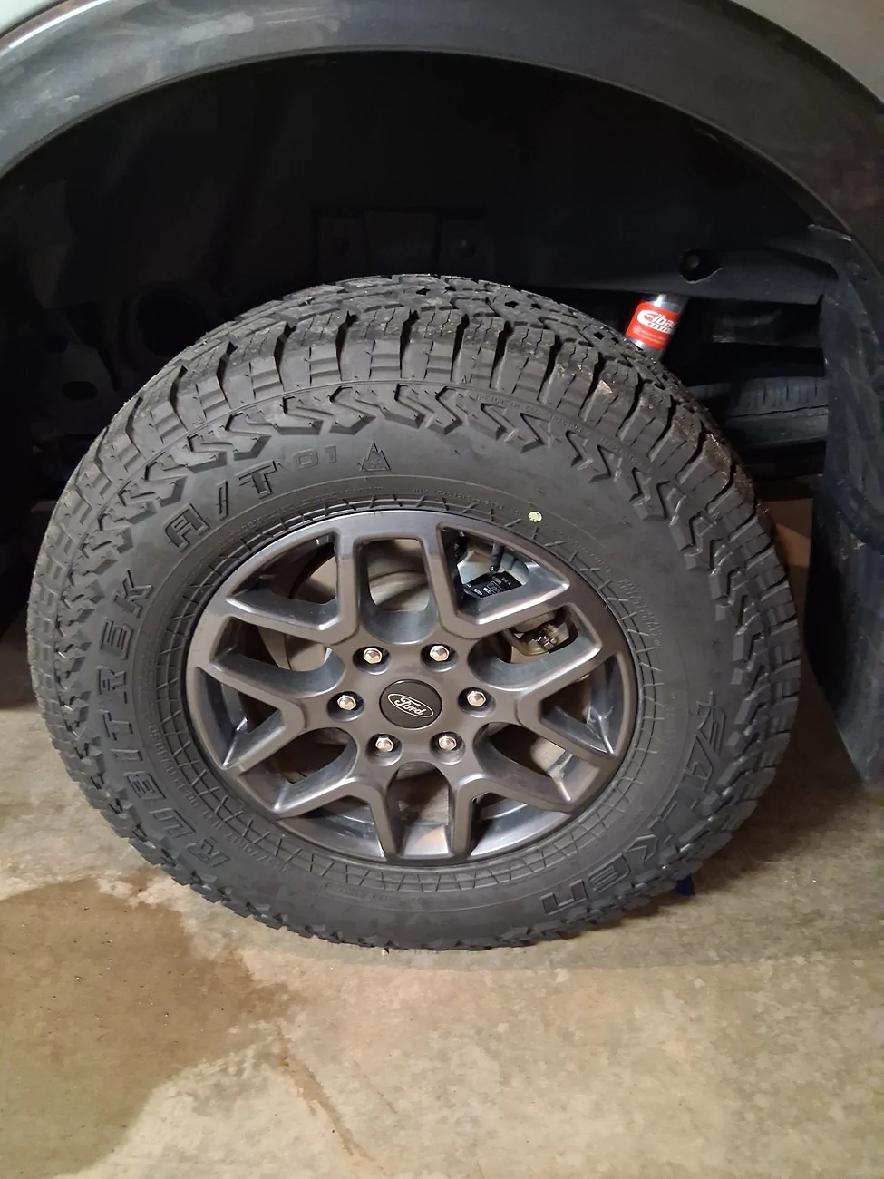 Ford Ranger Falken Rubitrek 265/70/17 installed 20250922_074327