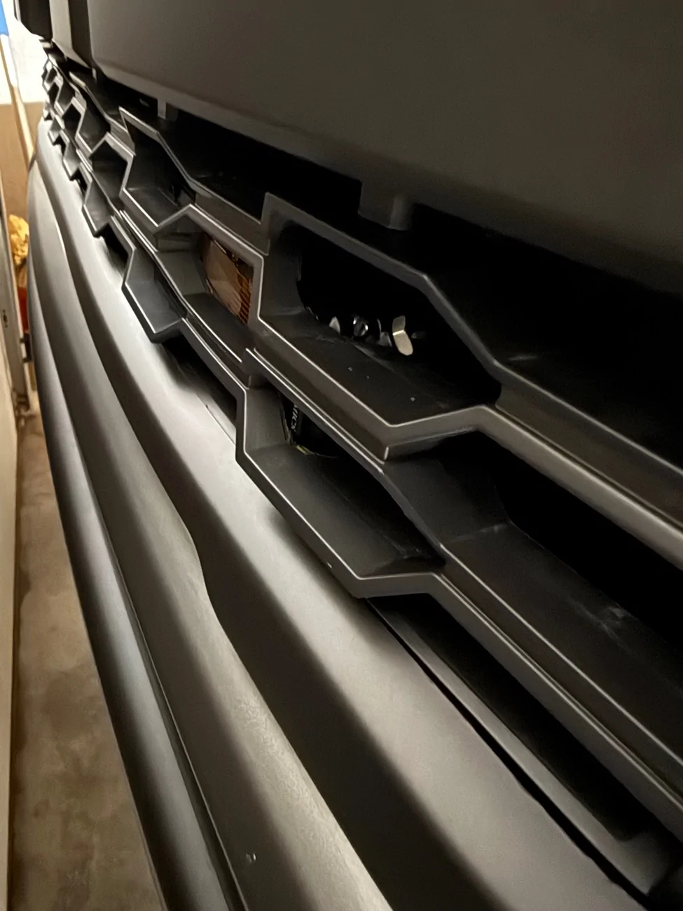 Ford Ranger Diode Dynamics 30in Stage Series Light Bar Install Behind Grill IMG_1250