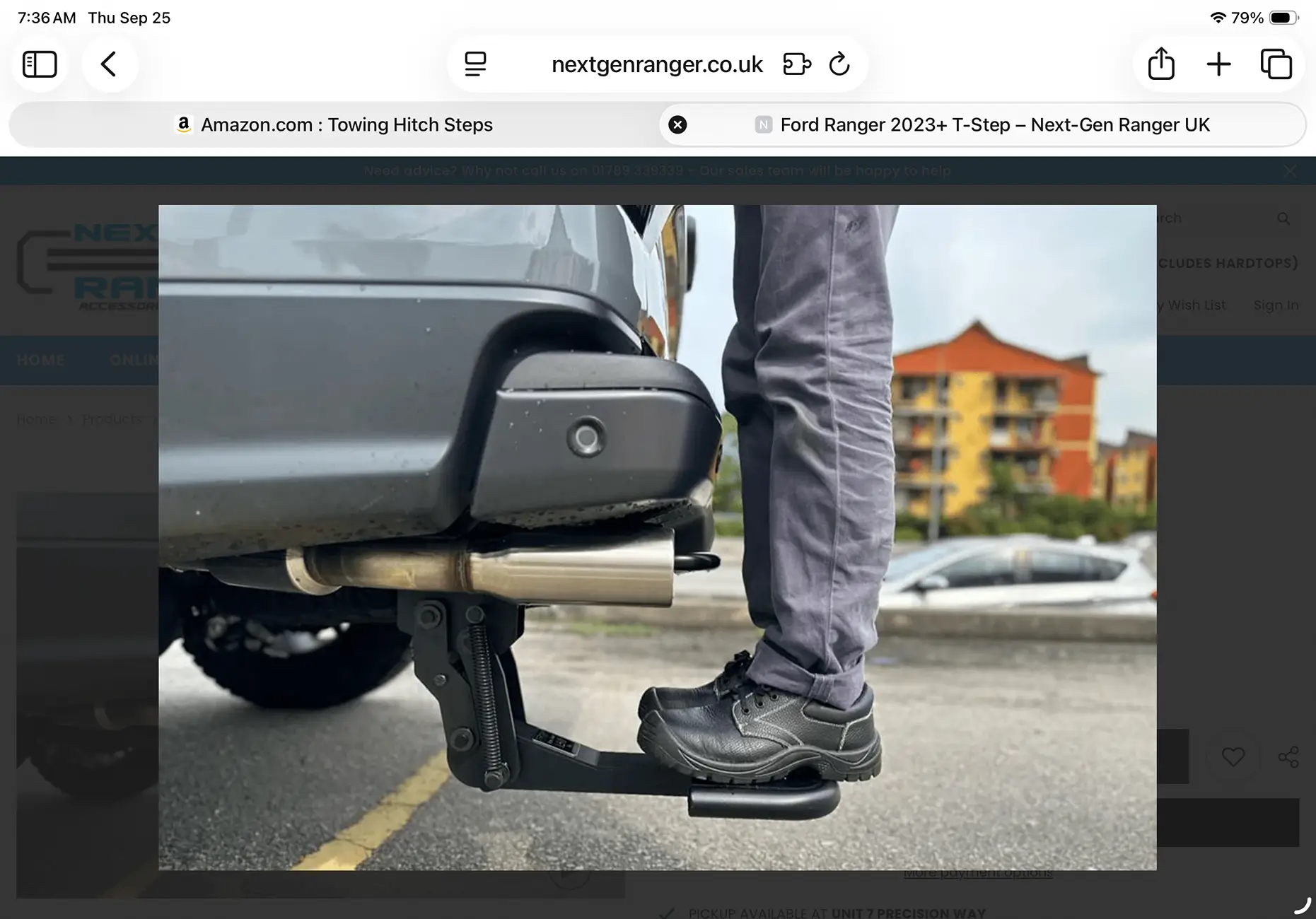 Ford Ranger Tailgate 2 Step IMG_2644