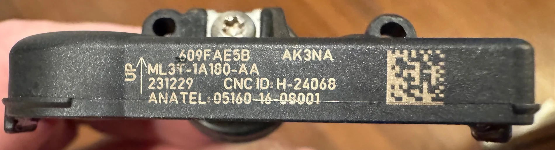 Ford Ranger TPMS changed in 2025 models, possibly only the later build dates. IMG_4363