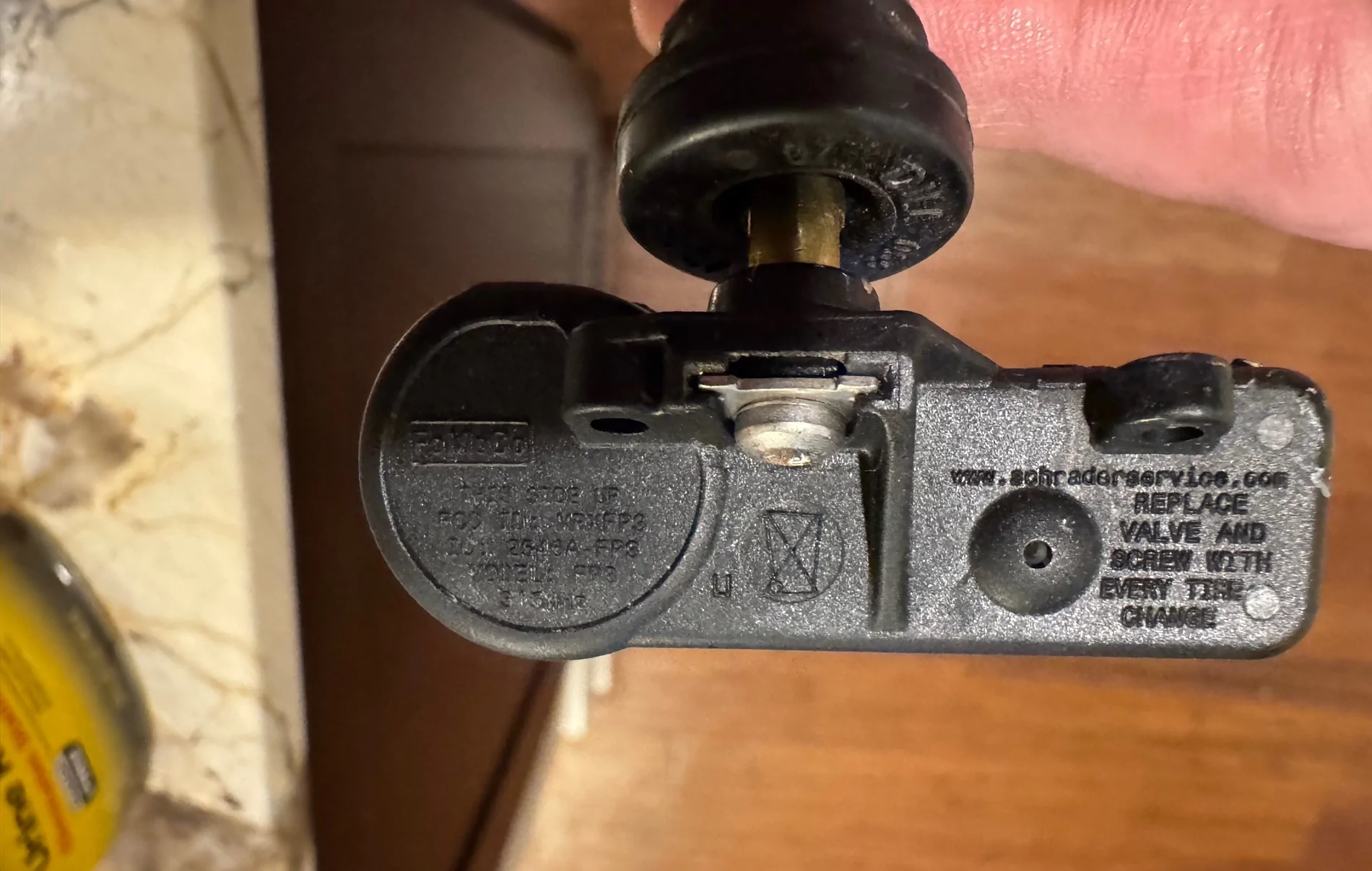 Ford Ranger TPMS changed in 2025 models, possibly only the later build dates. IMG_4364