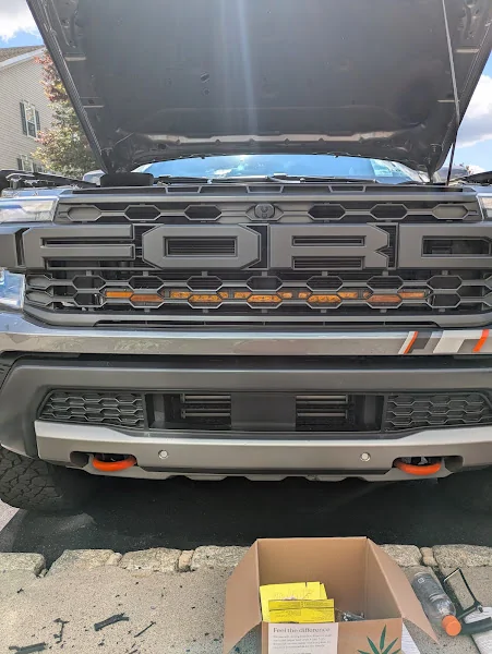 Ford Ranger Diode Dynamics 30in Stage Series Light Bar Install Behind Grill 1758915392321-bt