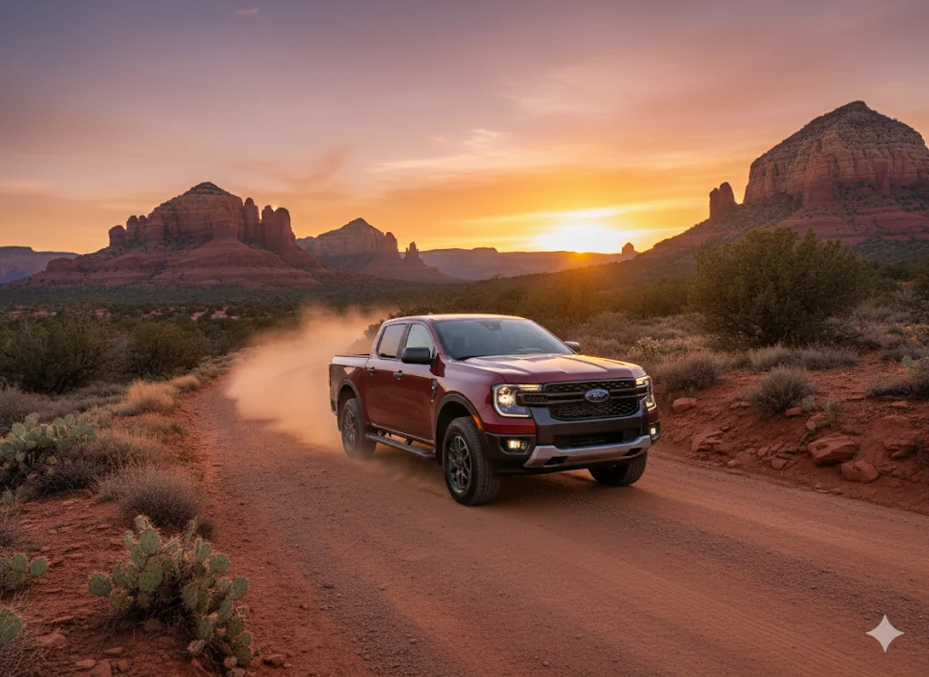 Ford Ranger Fun AI Images of Your Ranger - Try This and Post Yours! Our Ranger driving around Sedona