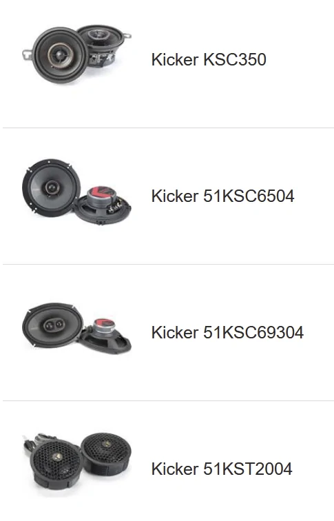 Ford Ranger Kicker KS Series Speakers to replace stock B&O 1759118303658-qx