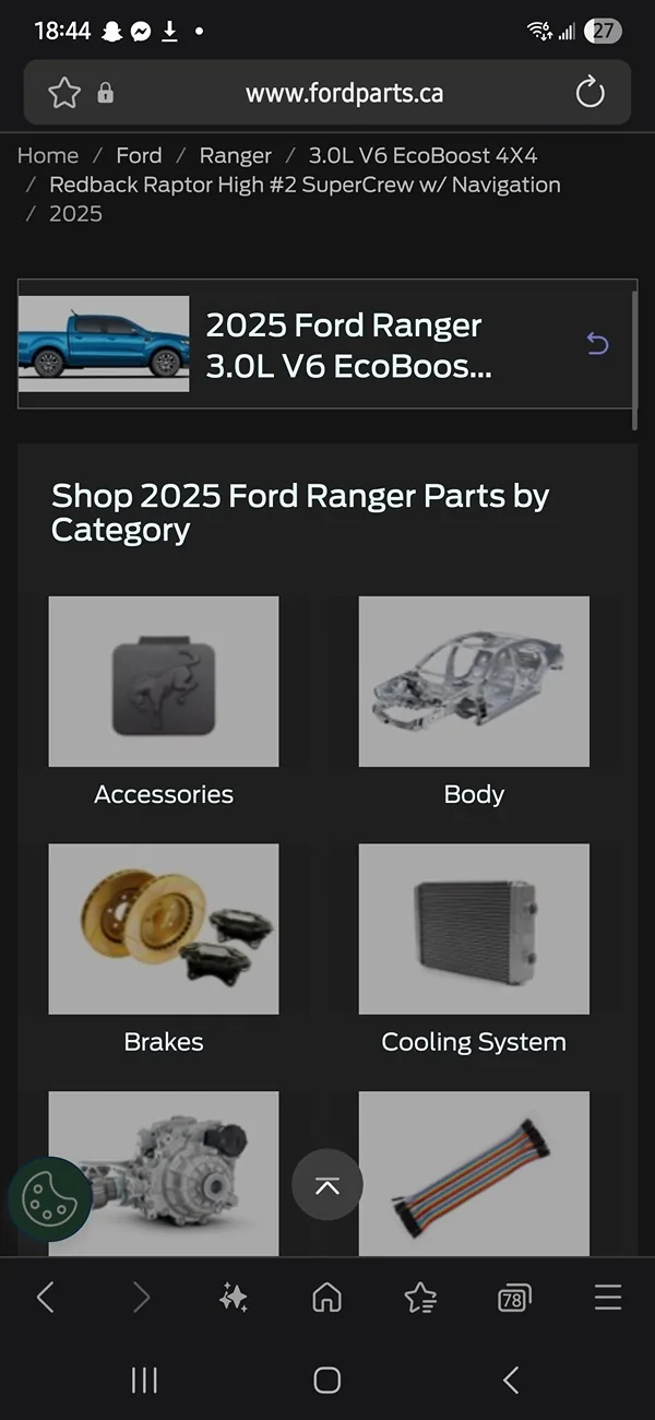 Ford Ranger Part Schematics? Screenshot_20250929_184429_Samsung Internet