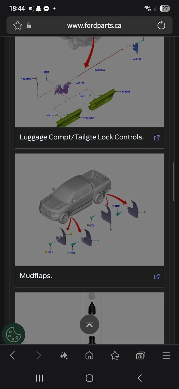 Ford Ranger Part Schematics? Screenshot_20250929_184446_Samsung Internet