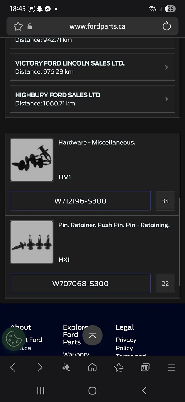 Ford Ranger Part Schematics? Screenshot_20250929_184507_Samsung Internet