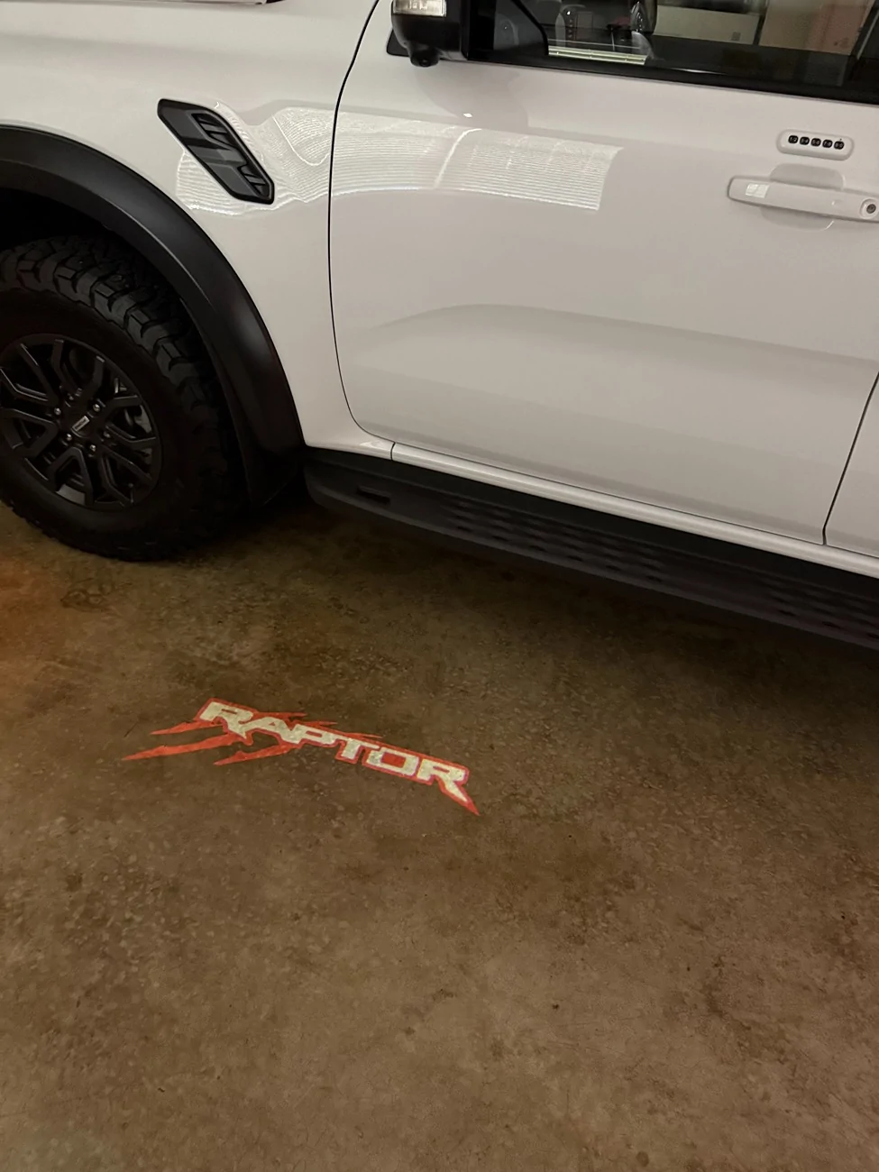 Ford Ranger Lux Raptor puddle lights Puddle lights Raptor 1