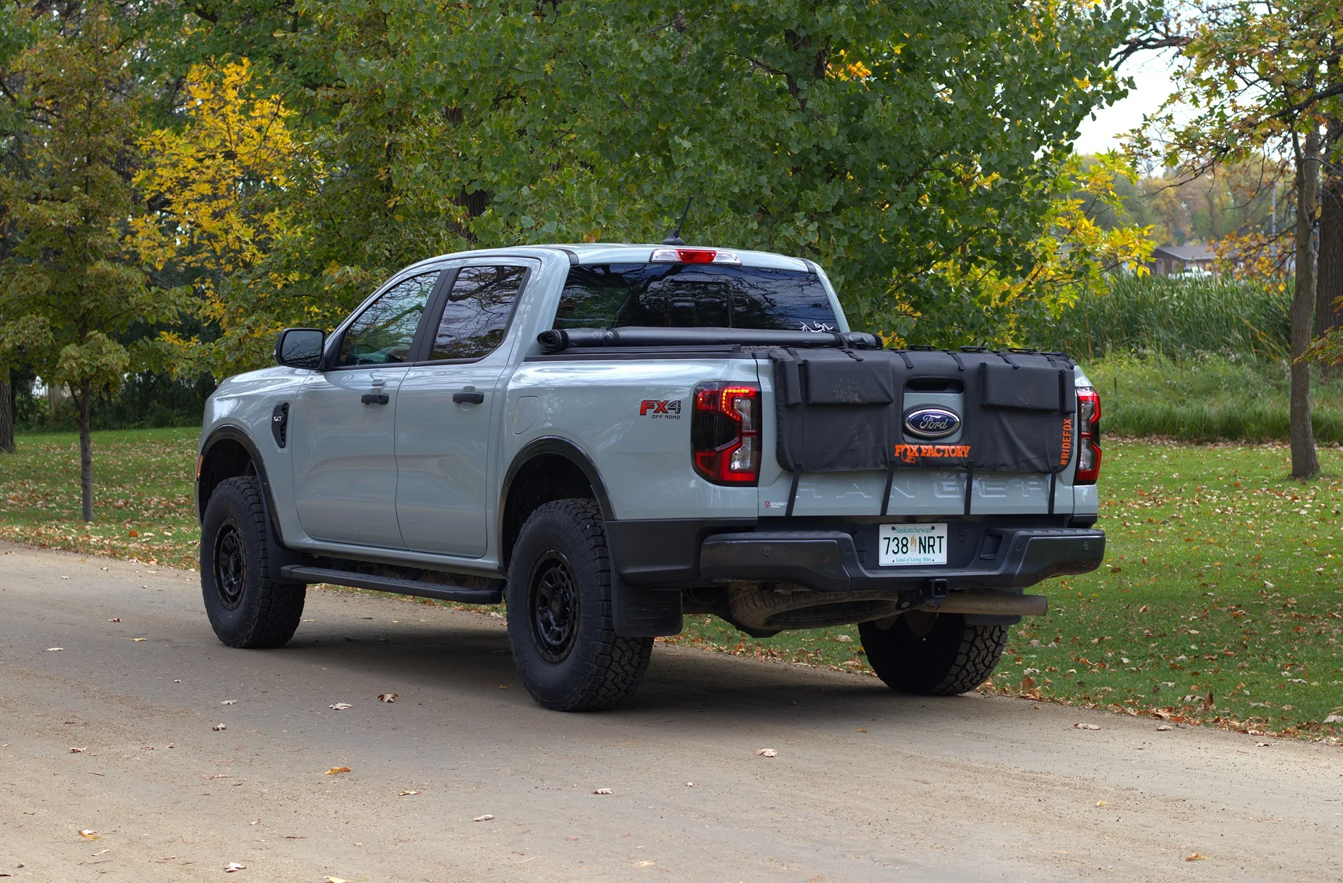 Ford Ranger 24 XLT FX4 Cactus Grey budget build Backsid